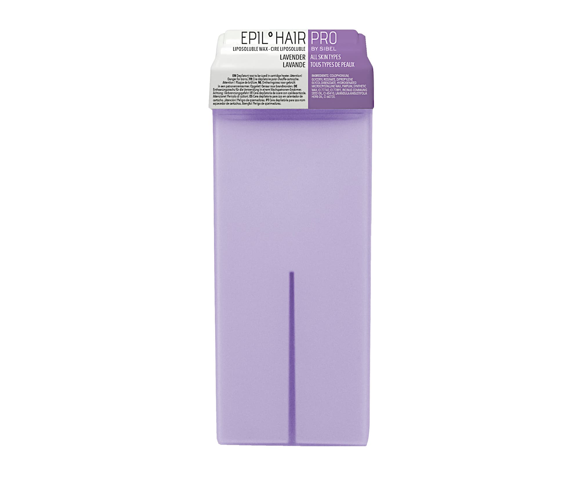 Wosk naturalny do depilacji wszystkich rodzajów skóry Sibel Lavender - lawenda -