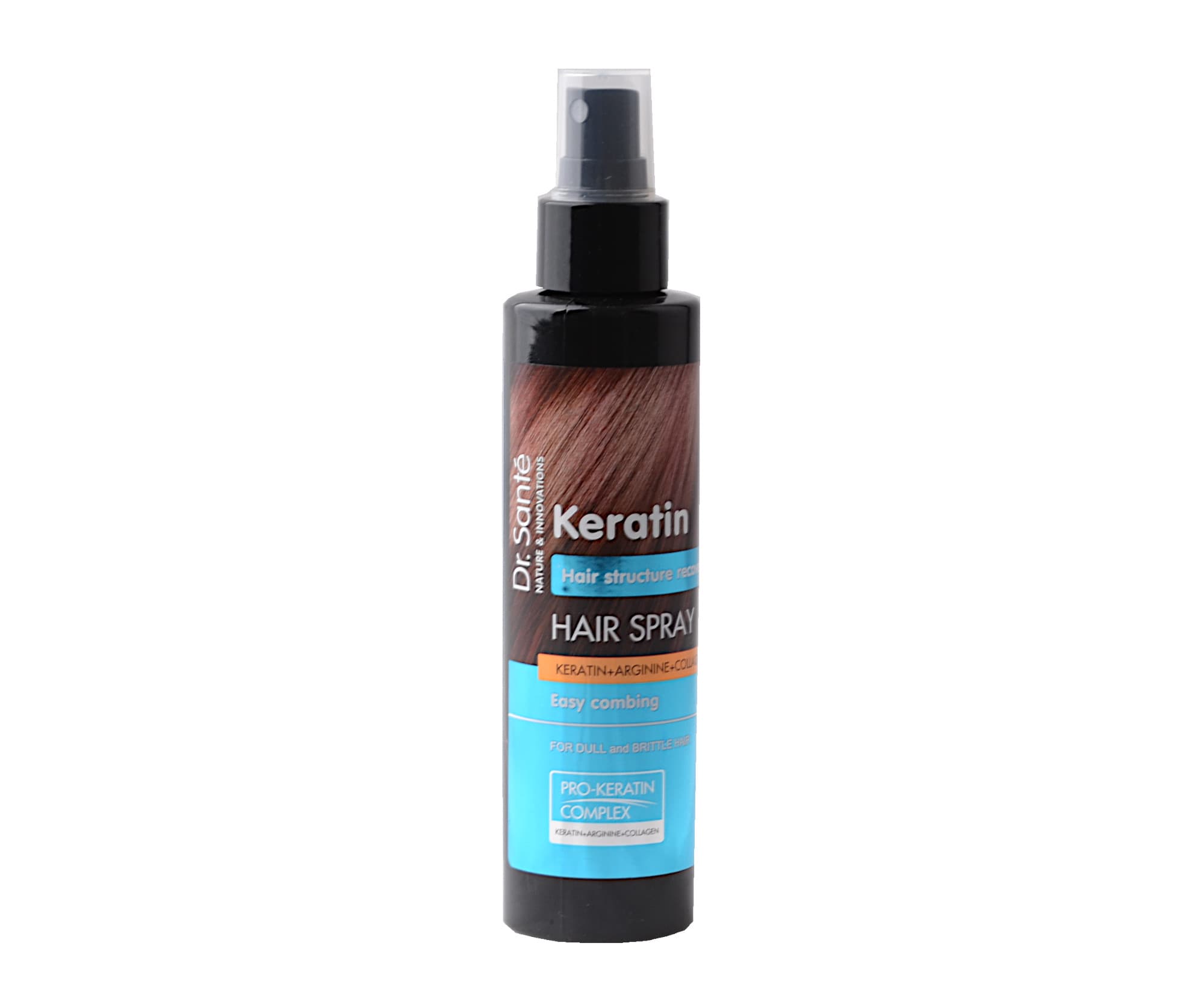 Keratin spray regenerujący do włosów delikatnych, pozbawionych blasku