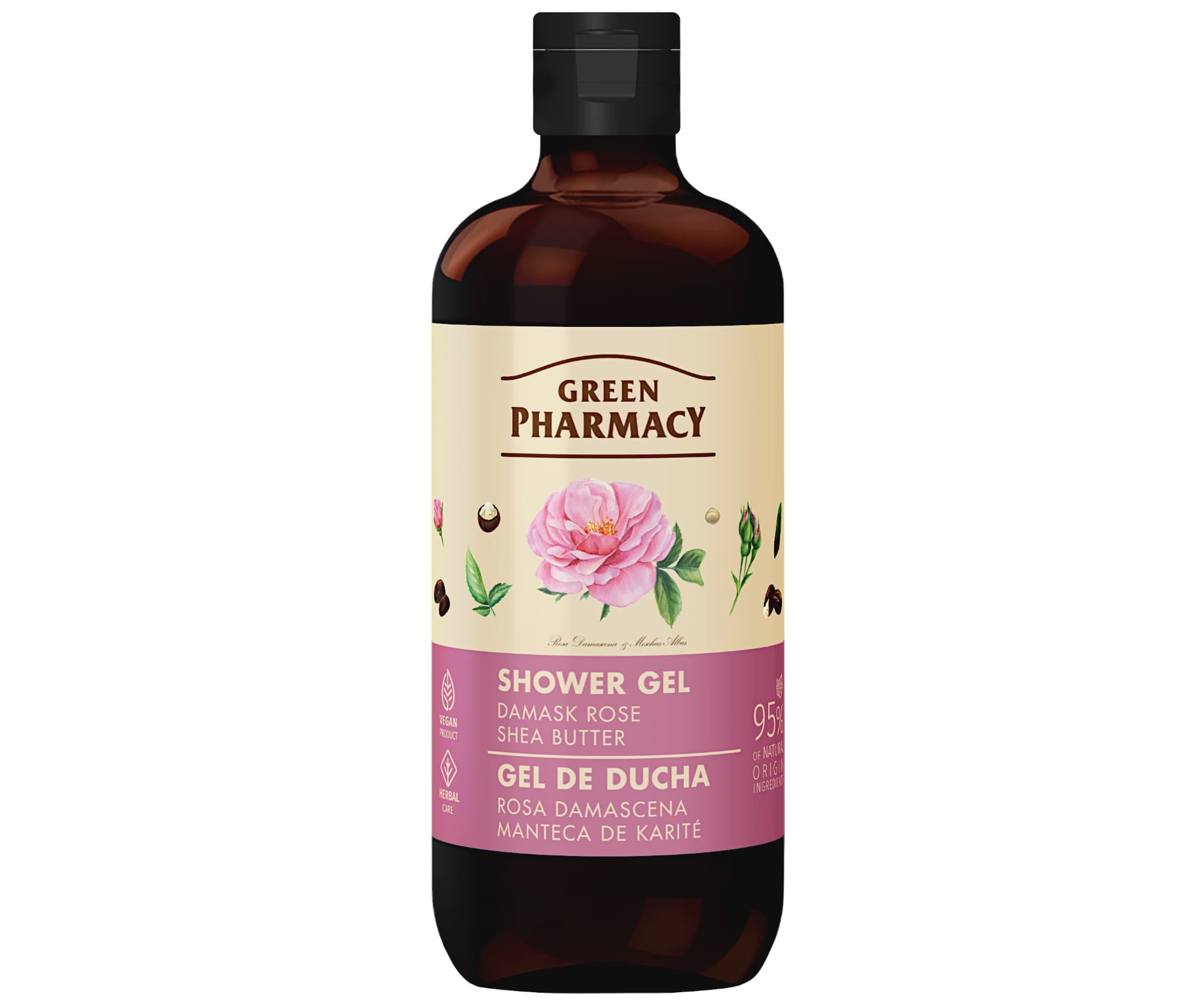 Damask Rose & Shea Butter Shower Gel delikatny żel pod prysznic