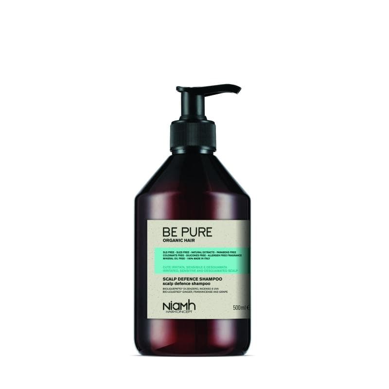 Kojący szampon do wrażliwej skóry głowy Niamh Be Pure Scalp Defence -