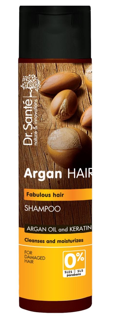 Argan szampon nawilżający do włosów zniszczonych
