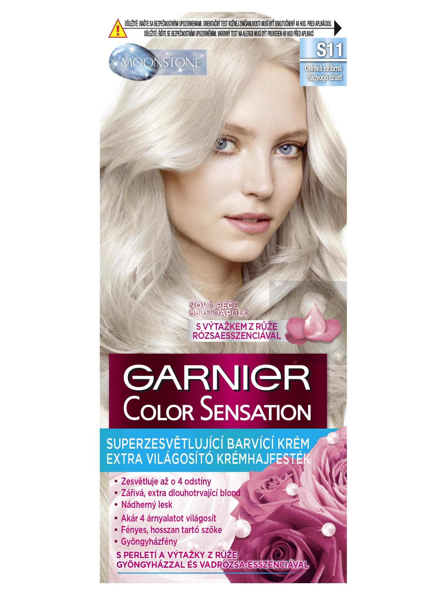 Farba do trwałej koloryzacji Garnier Color Sensation S11 olśniewający srebrny