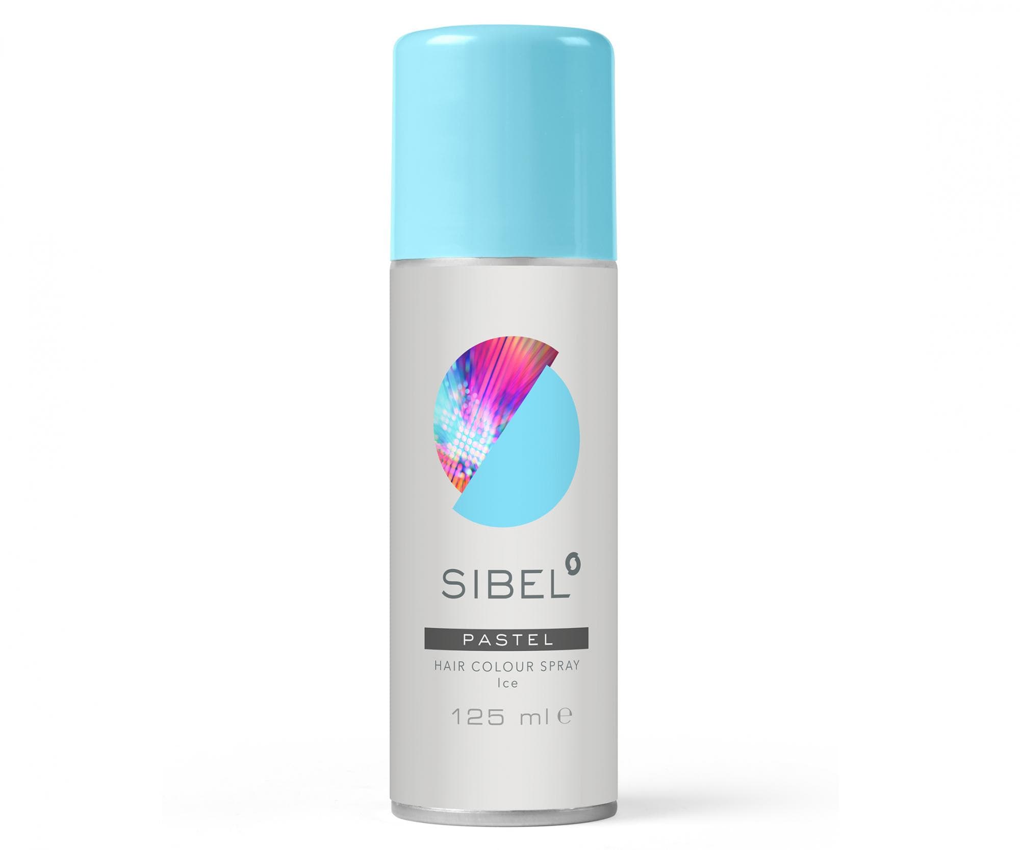 Koloryzujący spray do włosów Sibel Hair Colour Pastel - niebieski pastelowy