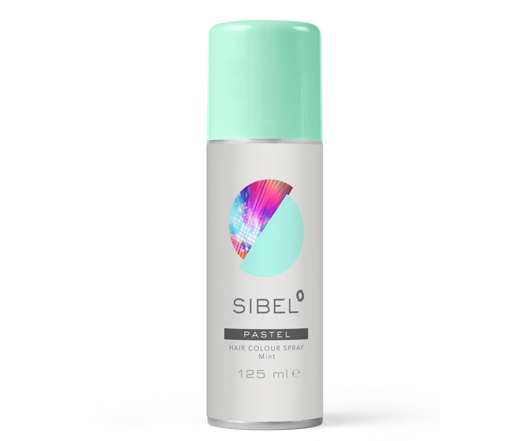 Koloryzujący spray do włosów Sibel Hair Colour Pastel - zielony pastelowy
