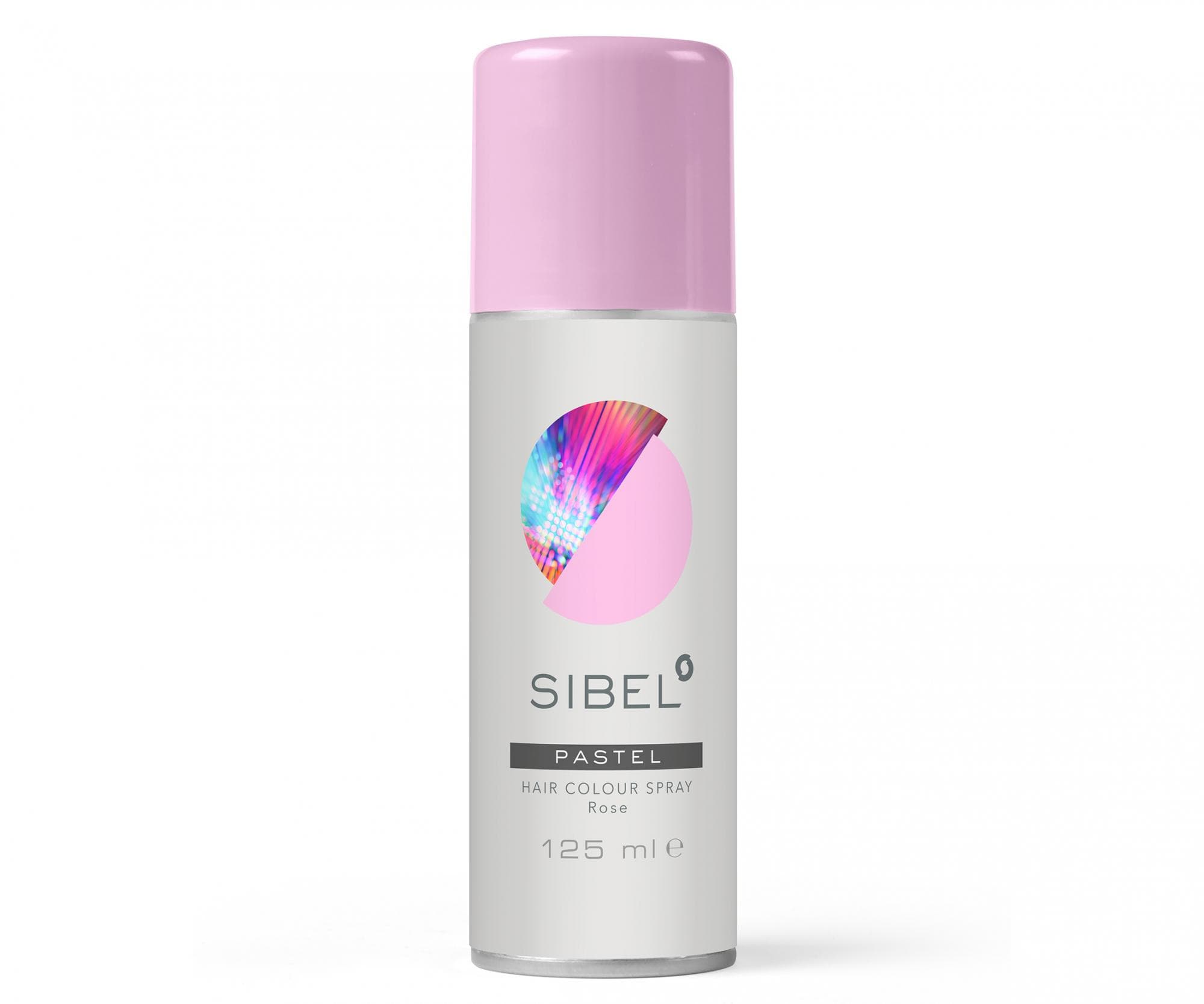 Koloryzujący spray do włosów Sibel Hair Colour Pastel - różowy pastelowy