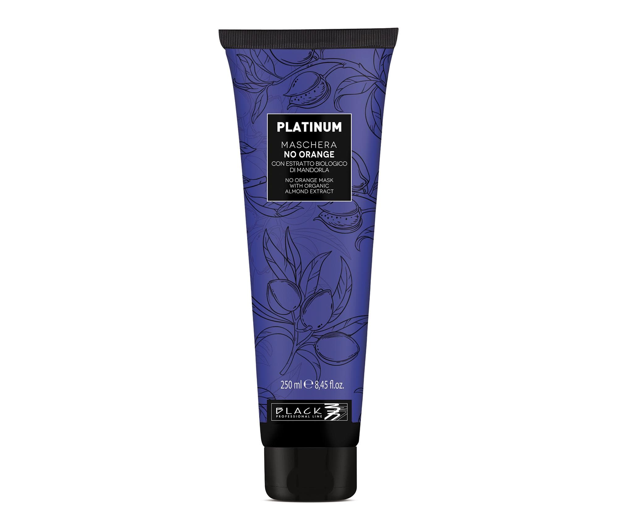 Maska do włosów neutralizująca pomarańczowe tony Black Platinum No Orange -