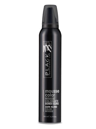 Pianka koloryzująca i utrwalająca do włosów Black Mousse Color - - ciemny blond