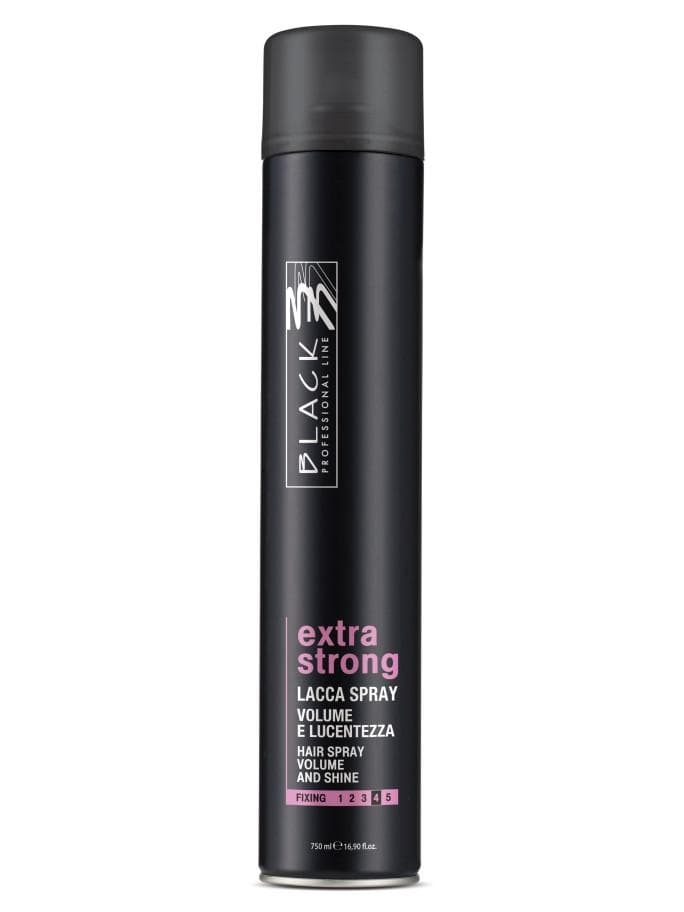 Lakier do włosów ekstra mocno utrwalający Black Extra Strong -