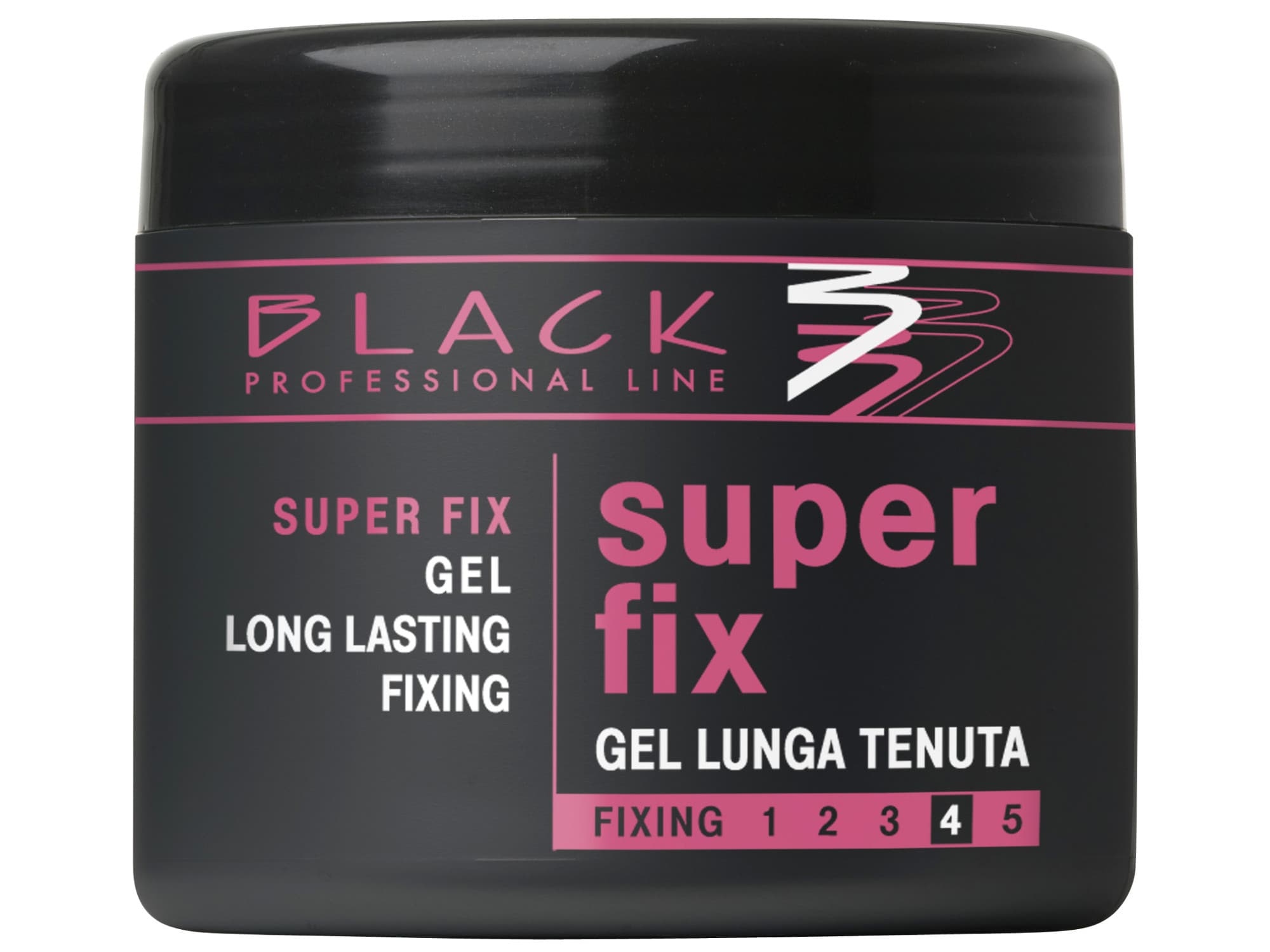Żel do włosów ekstra mocno utrwalający Black Super Fix -