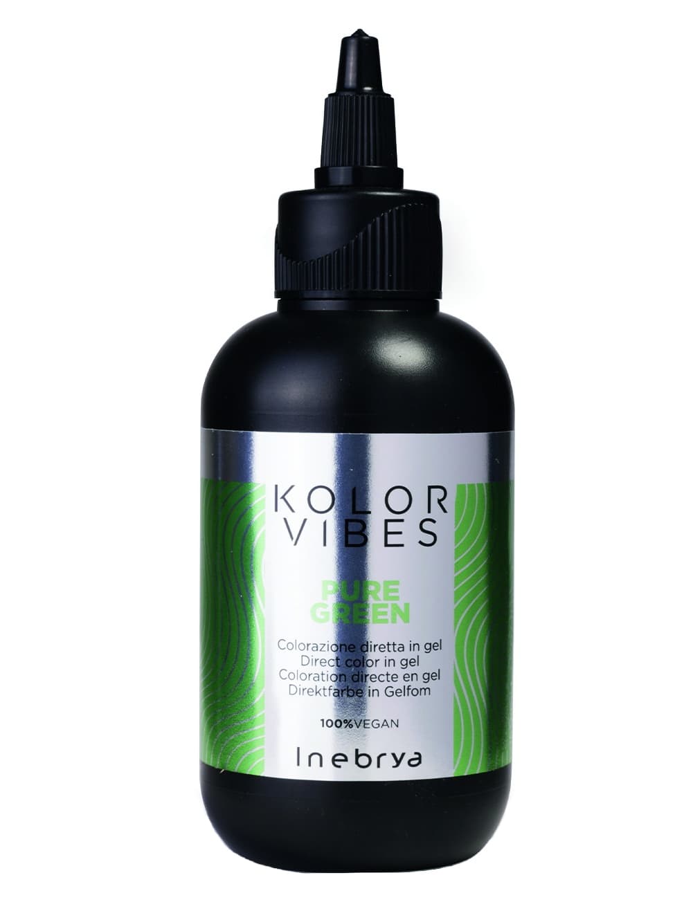 Żel do półtrwałej koloryzacji włosów Inebrya Kolor Vibes - Pure Green