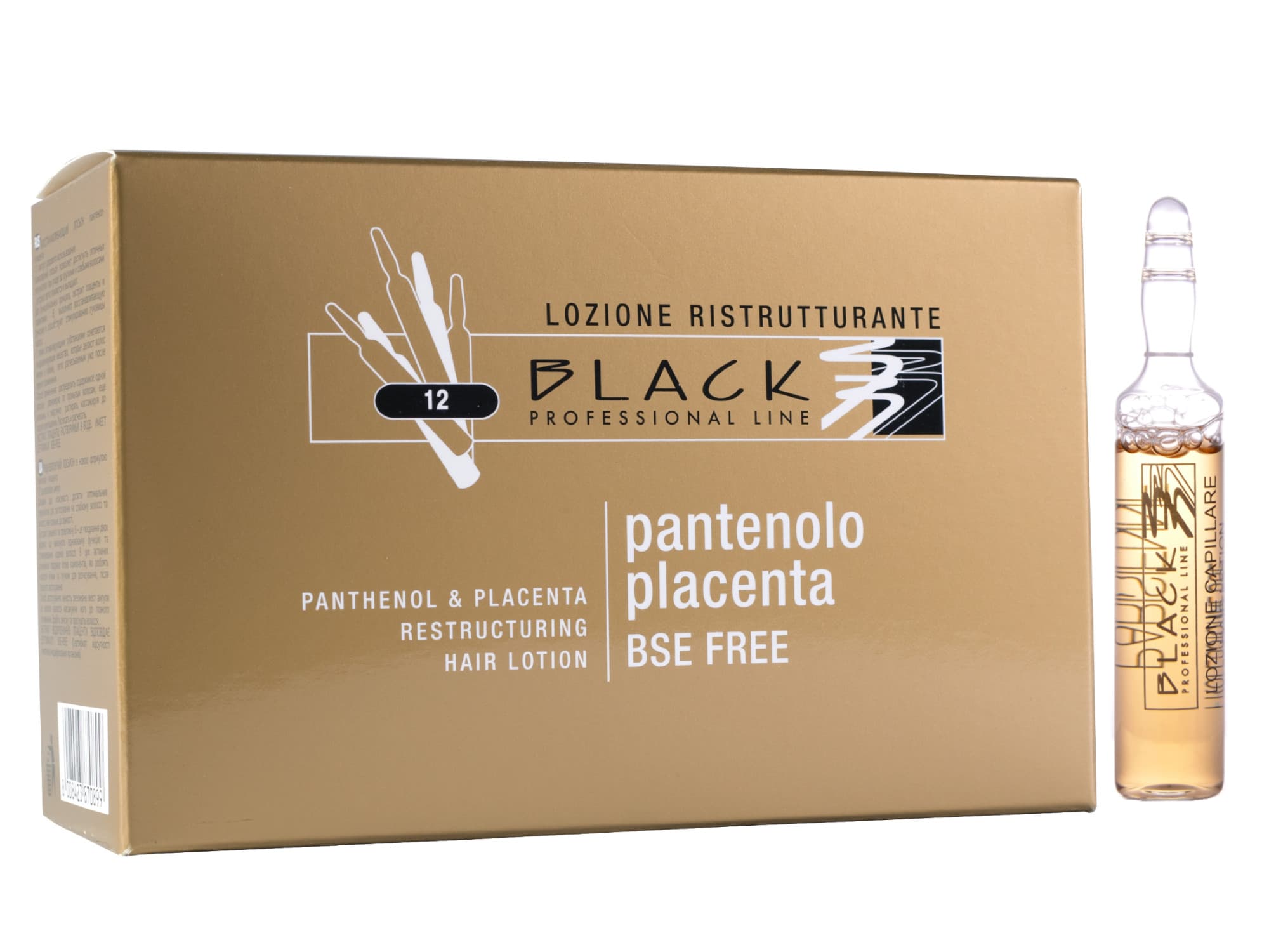 Kuracja przeciw wypadaniu włosów Black Panthenol & Placenta Hair Lotion -
