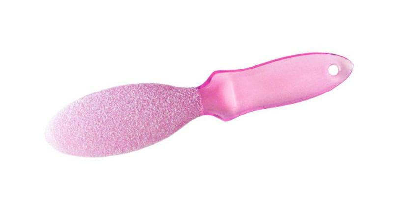 Dwustronny pilnik do stóp Duko TF-21 - utwardzony plastik - różowy