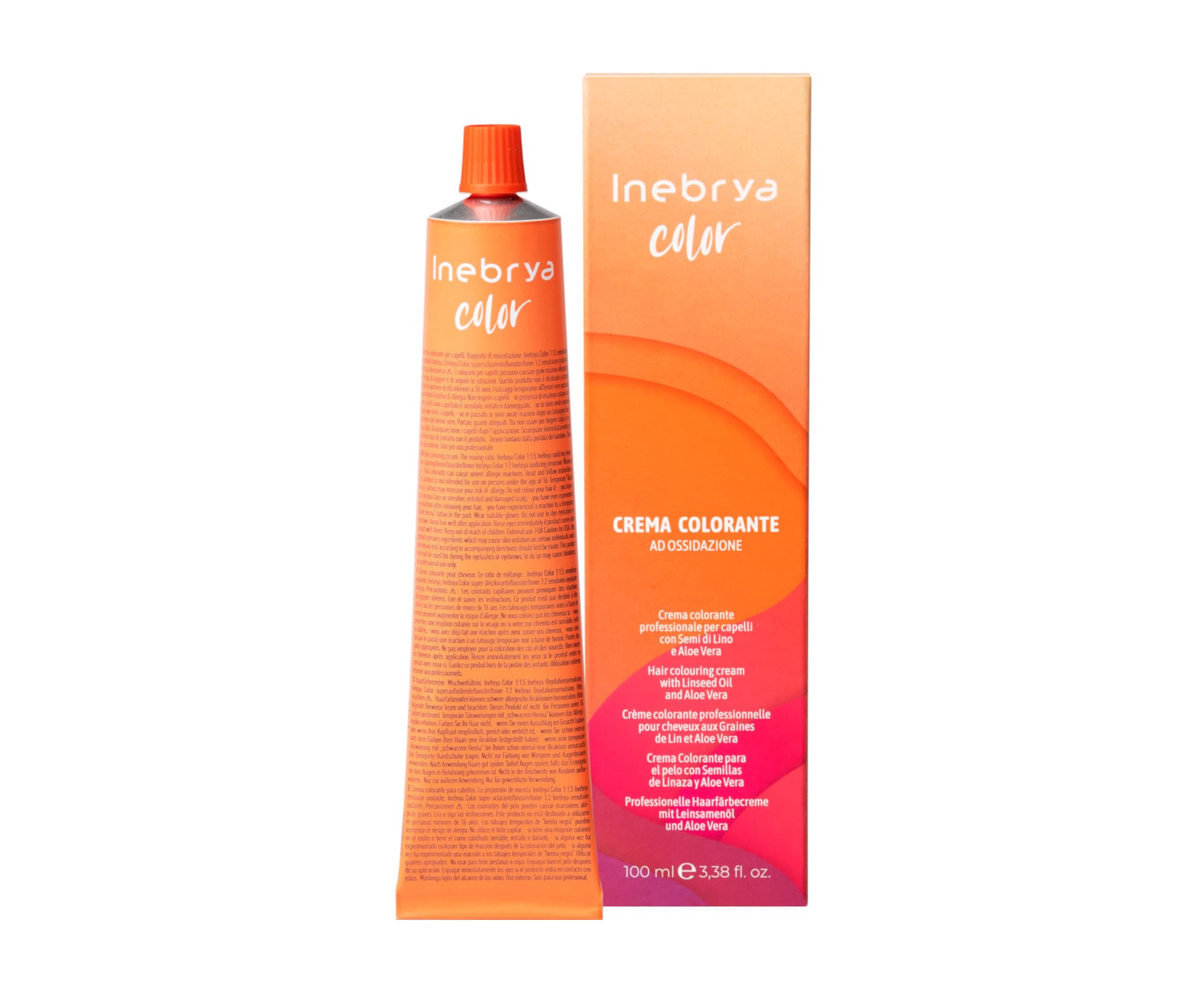 Rozjaśniająca farba do włosów Inebrya Color Superbooster - czerwona