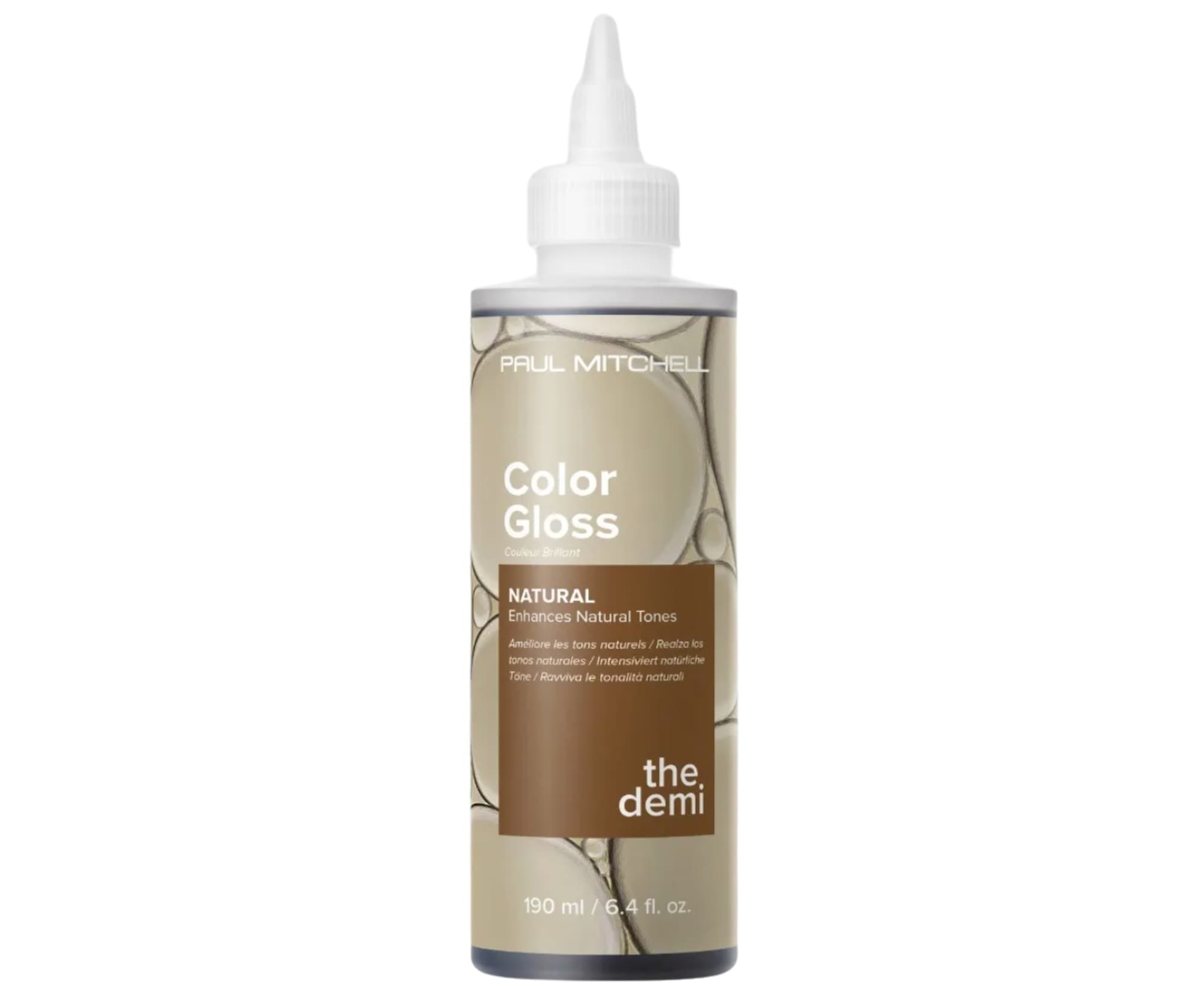 Toner koloryzujący nadający połysk i odświeżający kolor włosów Paul Mitchell The Demi Color Gloss Natural - - naturalny