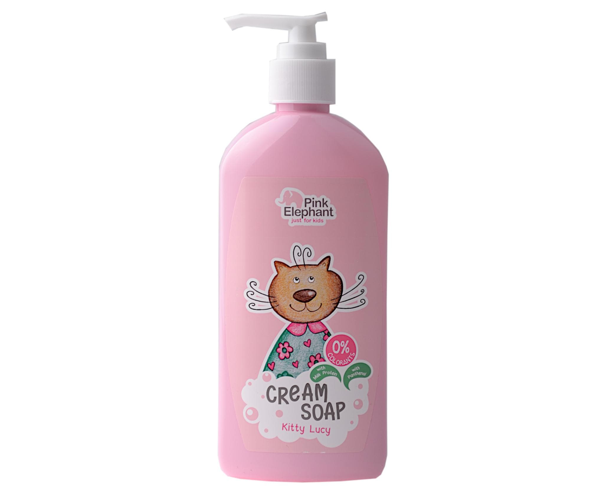 Kremowe mydło w płynie dla dzieci Pink Elephant Cream Soap Kitty Lucy -