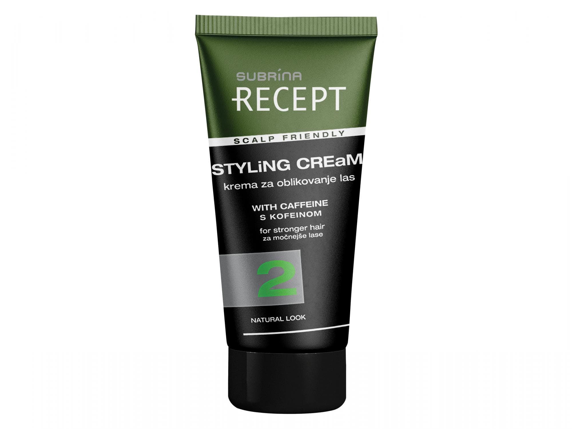 Krem do stylizacji z kofeiną dla naturalnego efektu Subrina Recept Styling Cream -