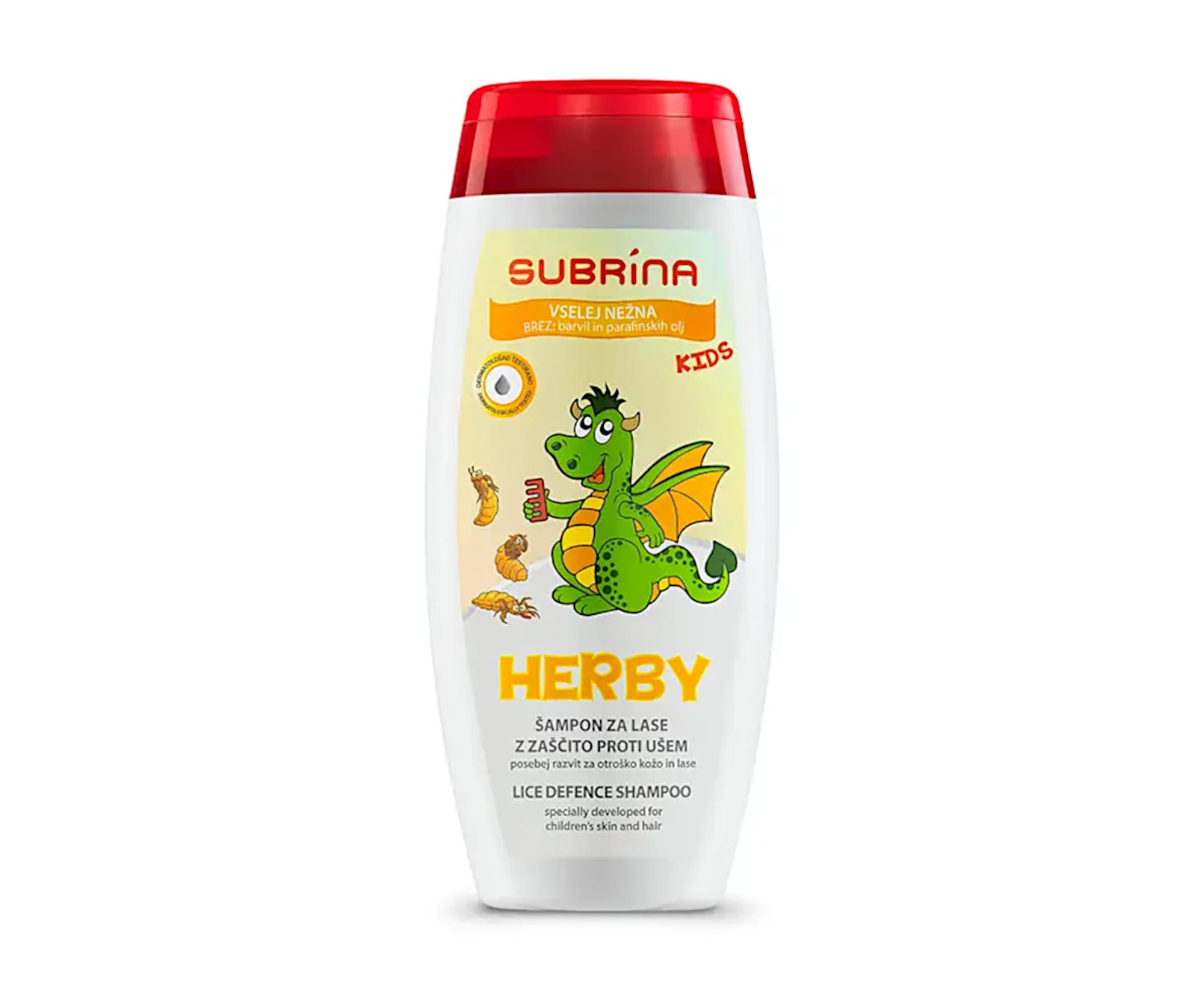 Szampon dla dzieci przeciw wszom Subrina Professional Herby -