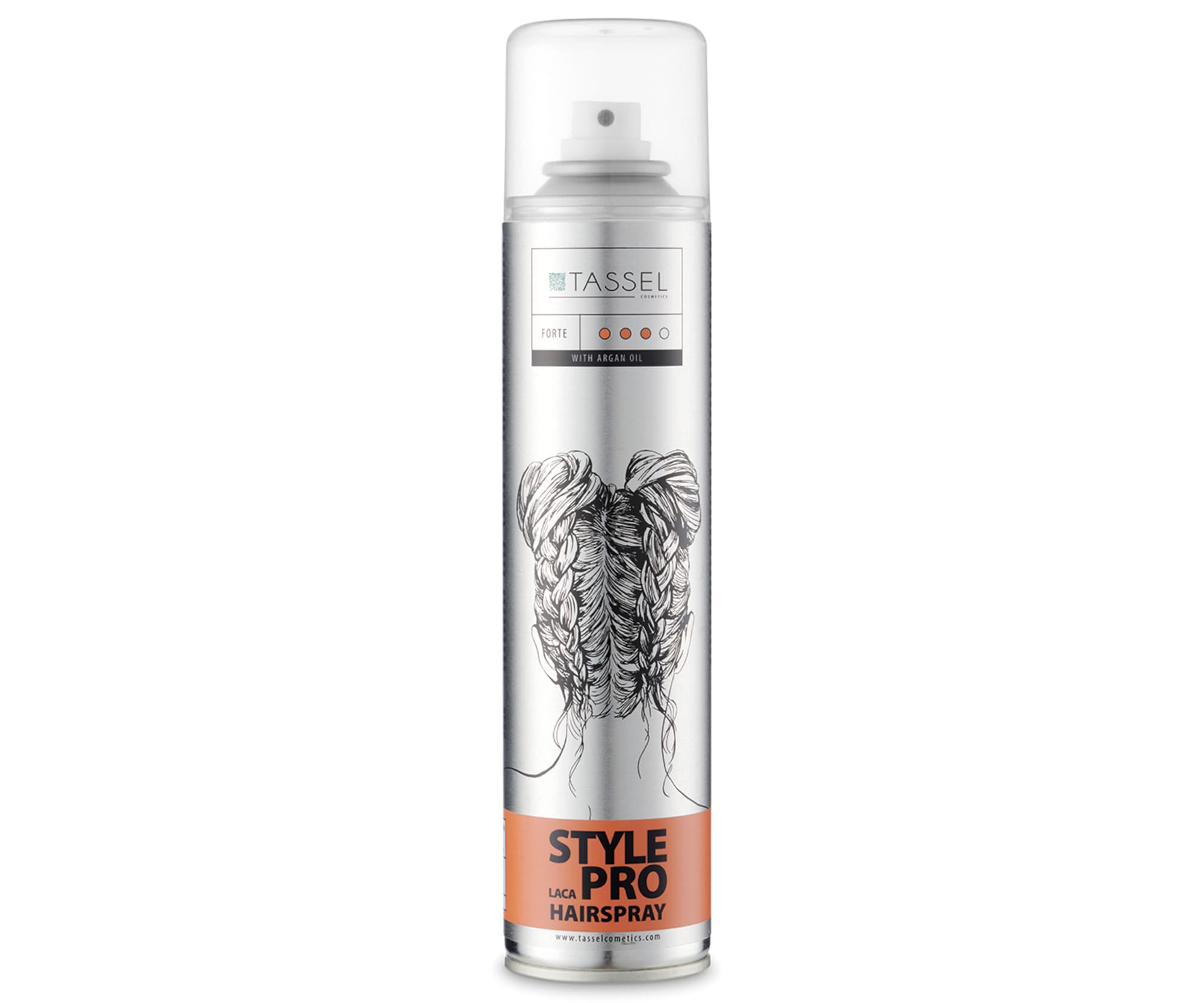 Lakier do włosów mocno utrwalający Tassel Cosmetics Style Pro Hairspray -