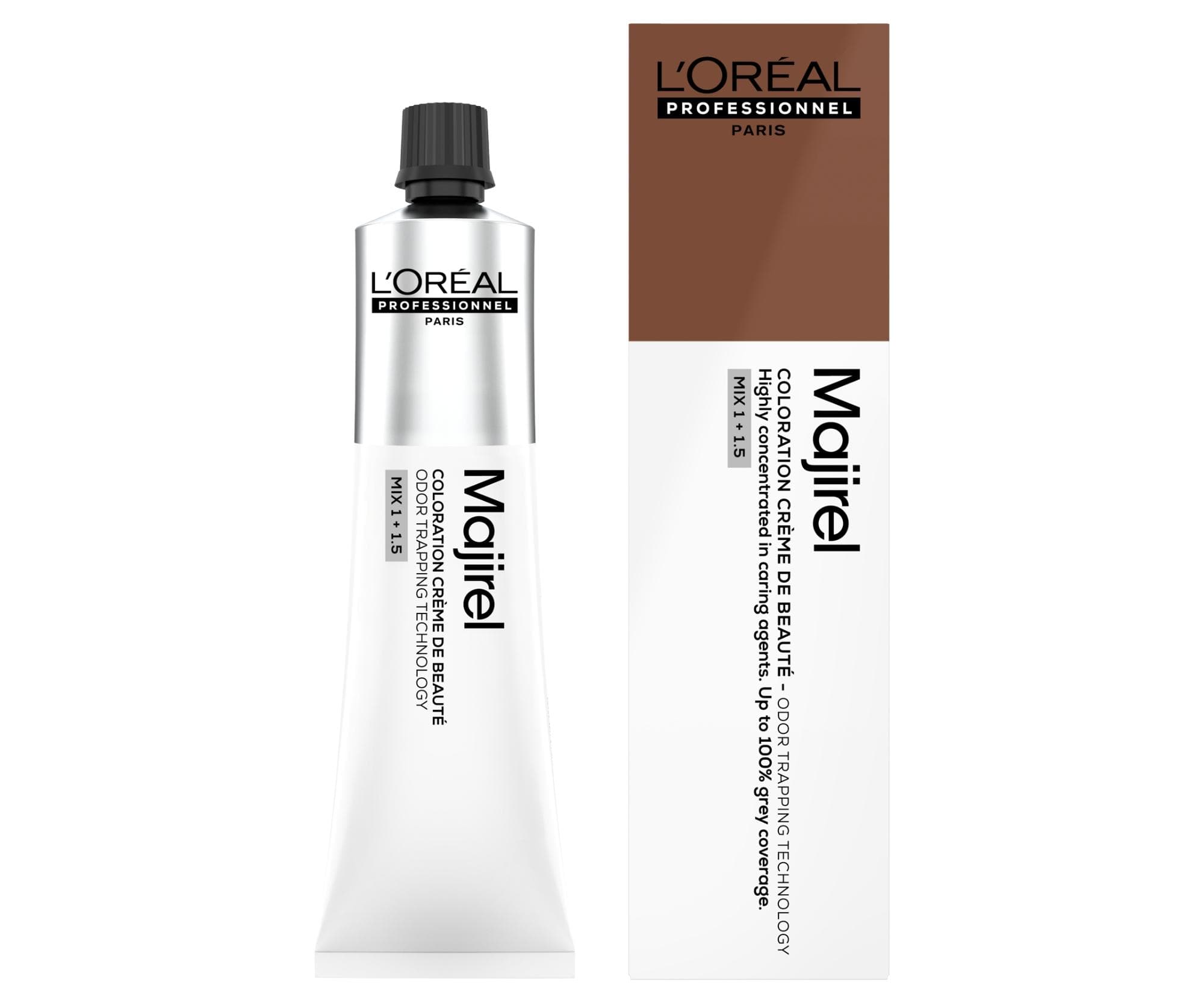 Farba do włosów Loréal Professionnel Majirel - 5.52 jasny brąz mahoniowo-opalizujący