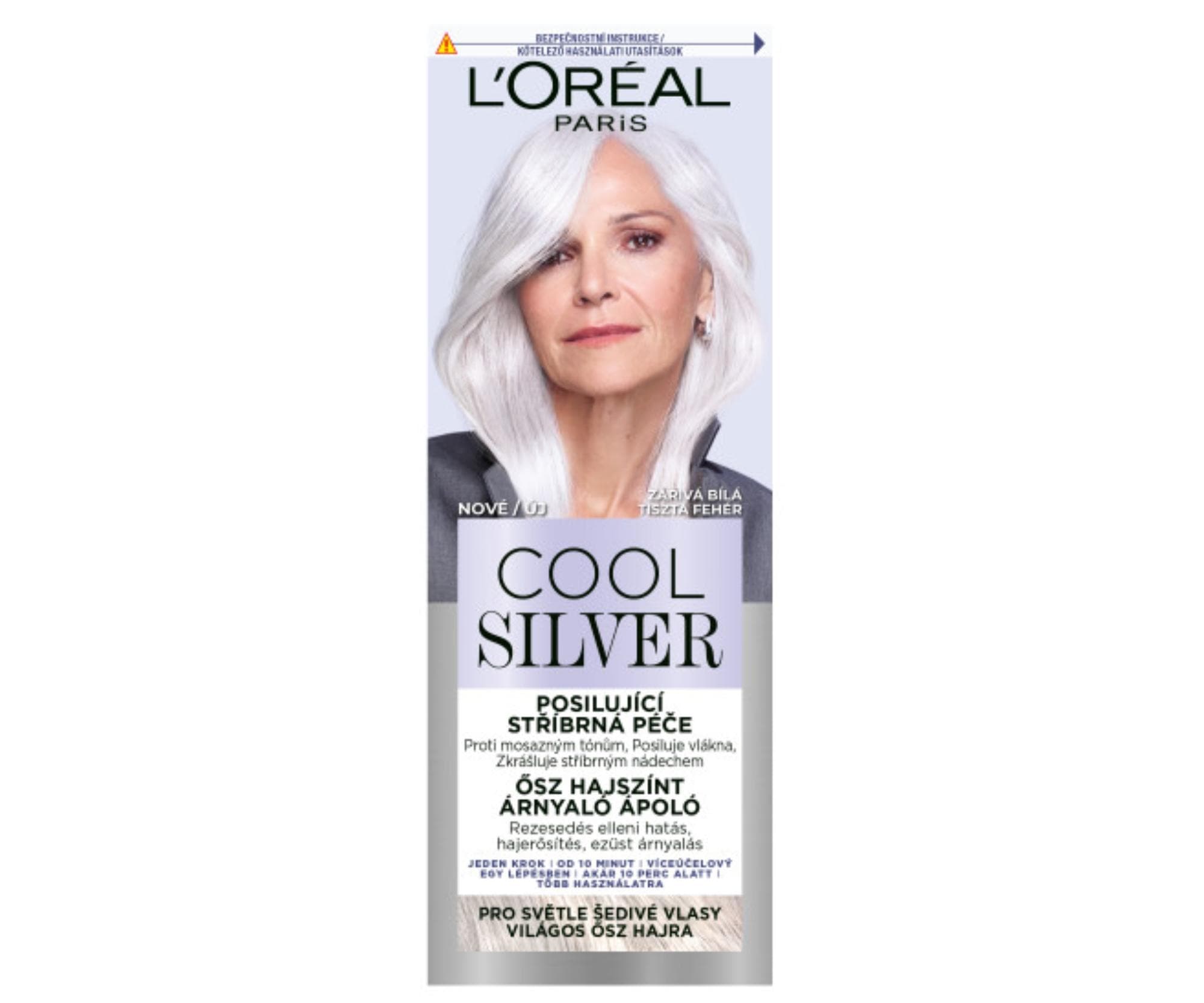 Wzmacniająca srebrna odżywka Loréal Paris Cool Silver - promienna biel -