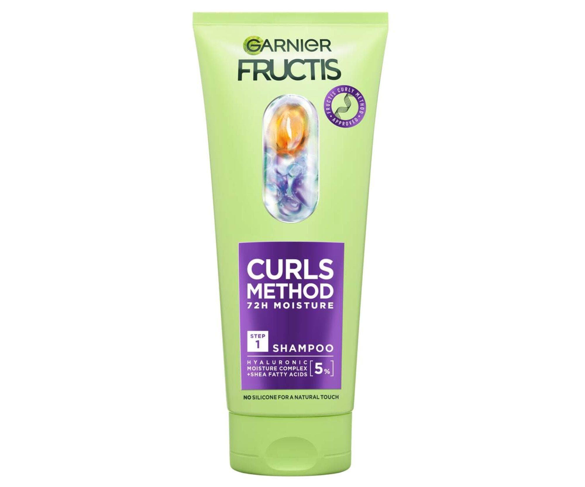 Szampon nawilżający do włosów suchych falowanych i kręconych Garnier Fructis Method For CurlsStep 1 Shampoo -