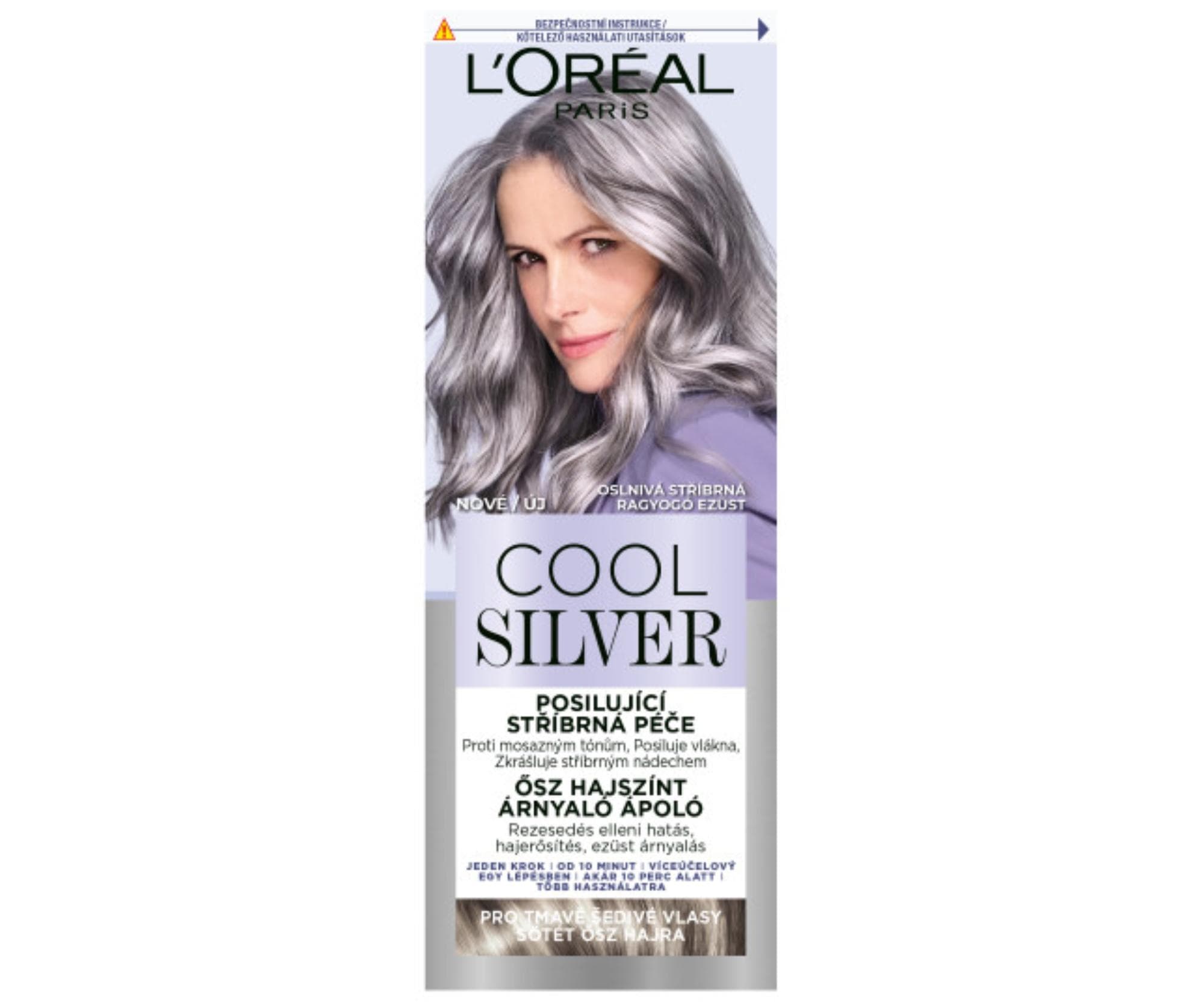 Wzmacniająca srebrna odżywka Loréal Paris Cool Silver - olśniewające srebro -