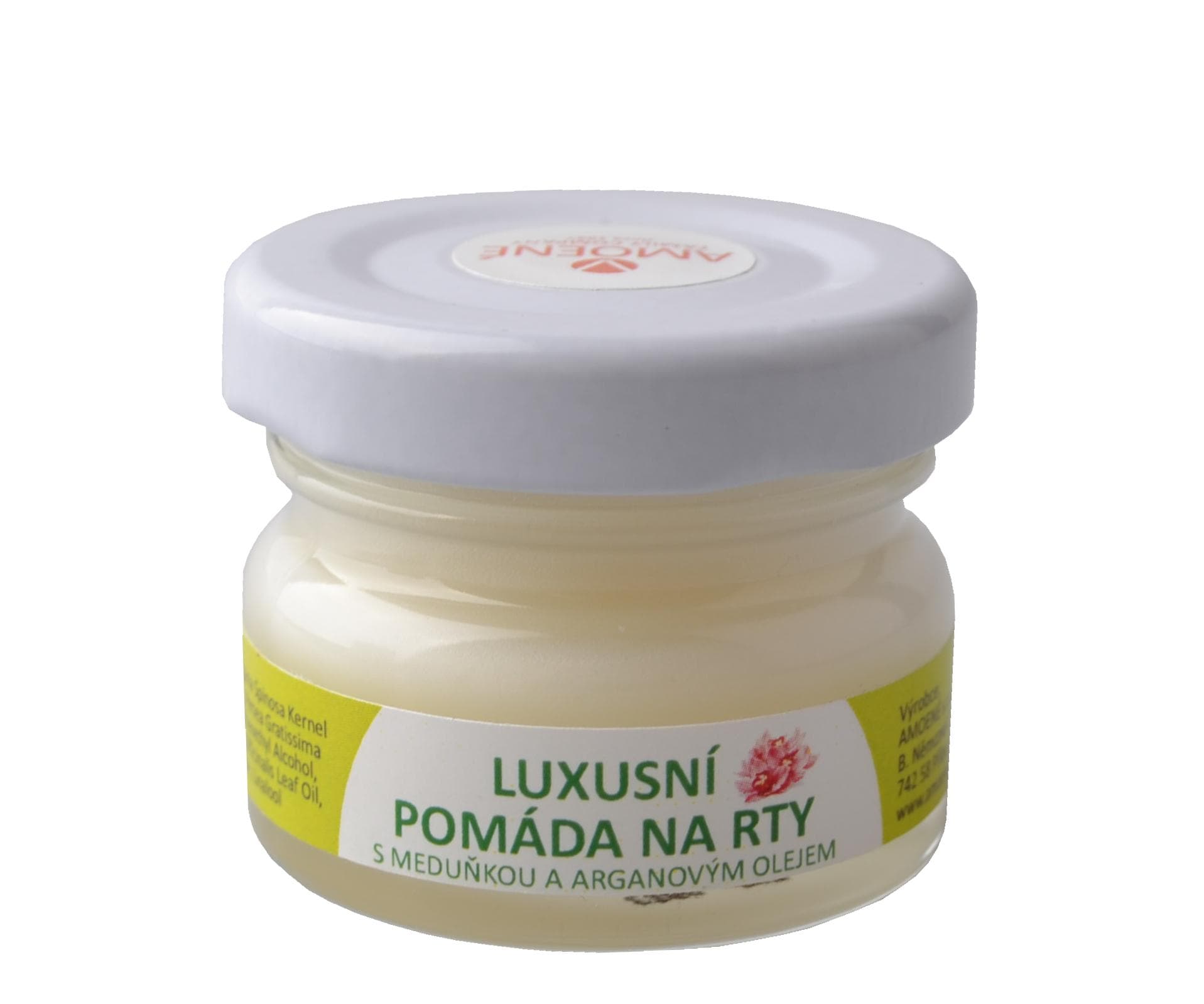Luksusowy balsam do ust Amoené - melisa i olejek arganowy -