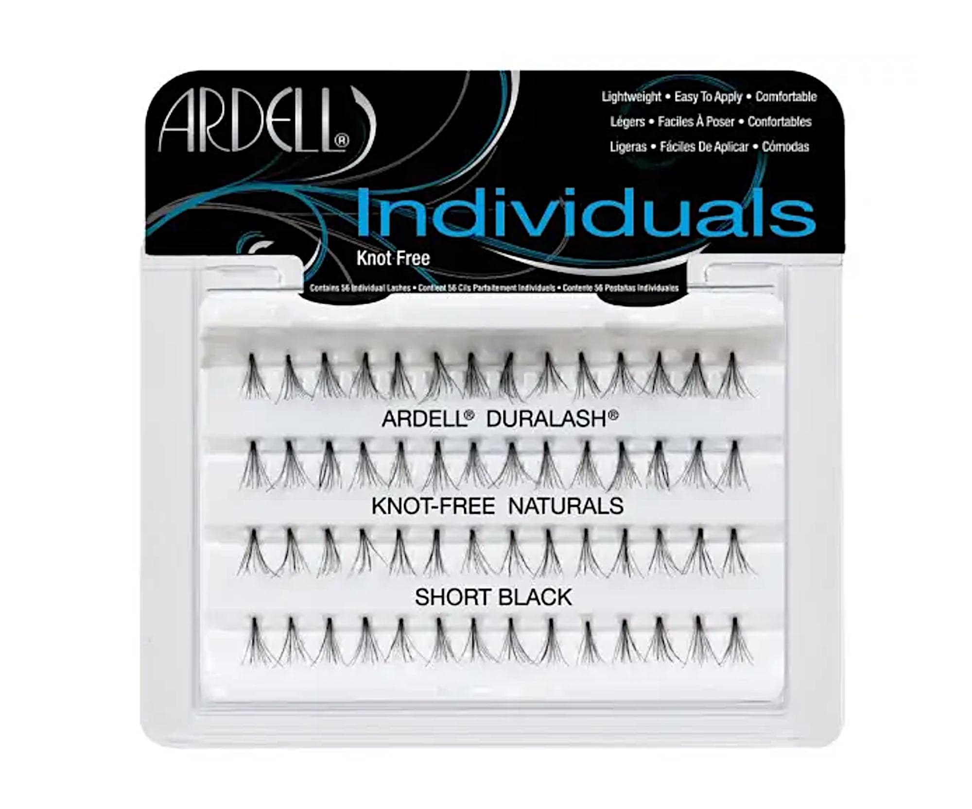 Individuals Knot Free Lashes kępki rzęs bez węzełków Short