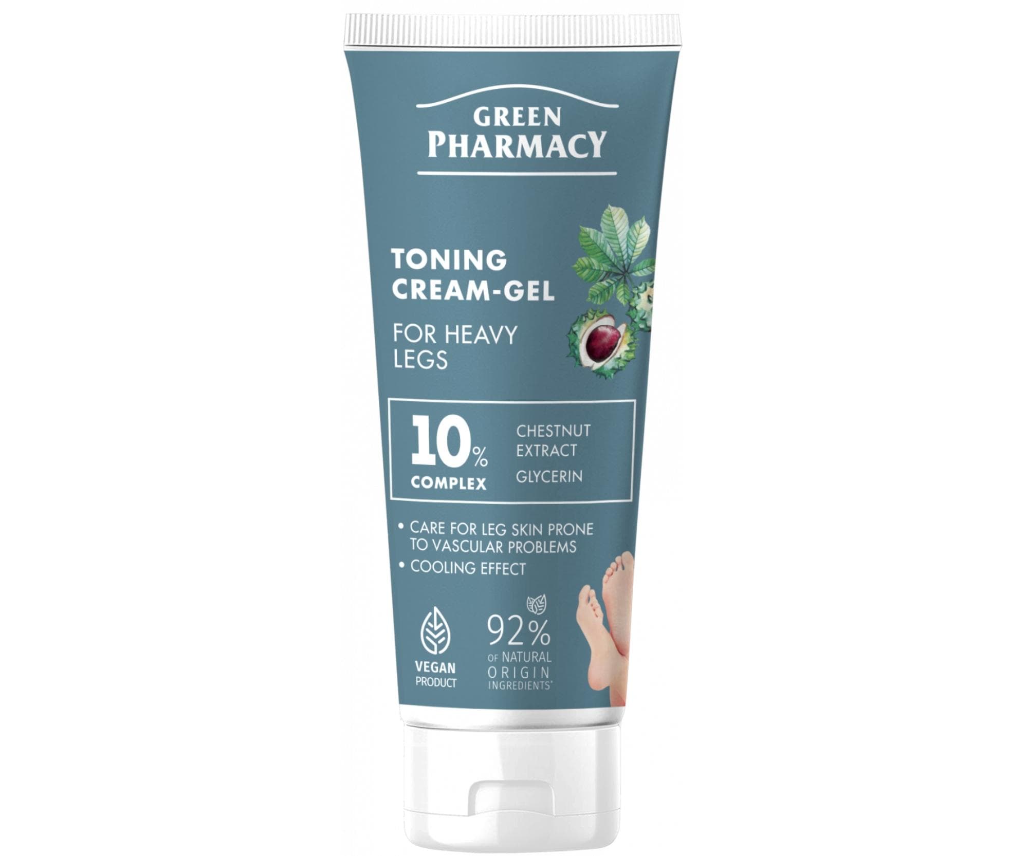 Foot Care Toning Foot Cream-Gel For Heavy Legs krem do nóg