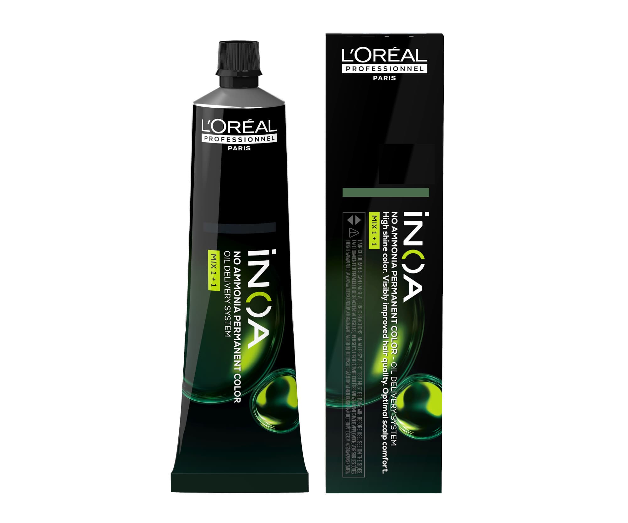 Farba do włosów Loréal Professionnel iNOA - 5.17 jasny brąz popielato-metaliczny