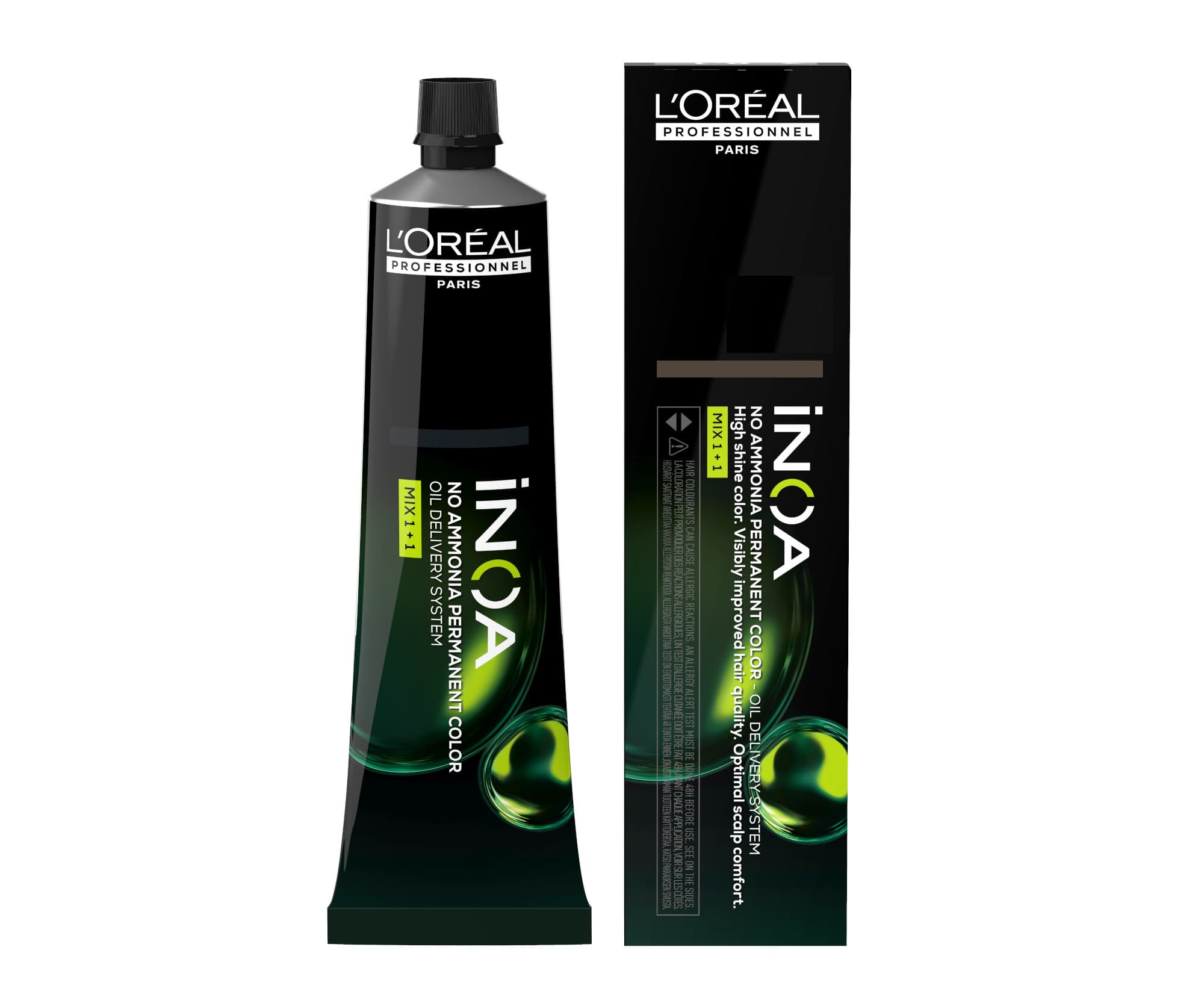 Farba do włosów Loréal Professionnel iNOA - 6.13 ciemny blond popielato-złocisty