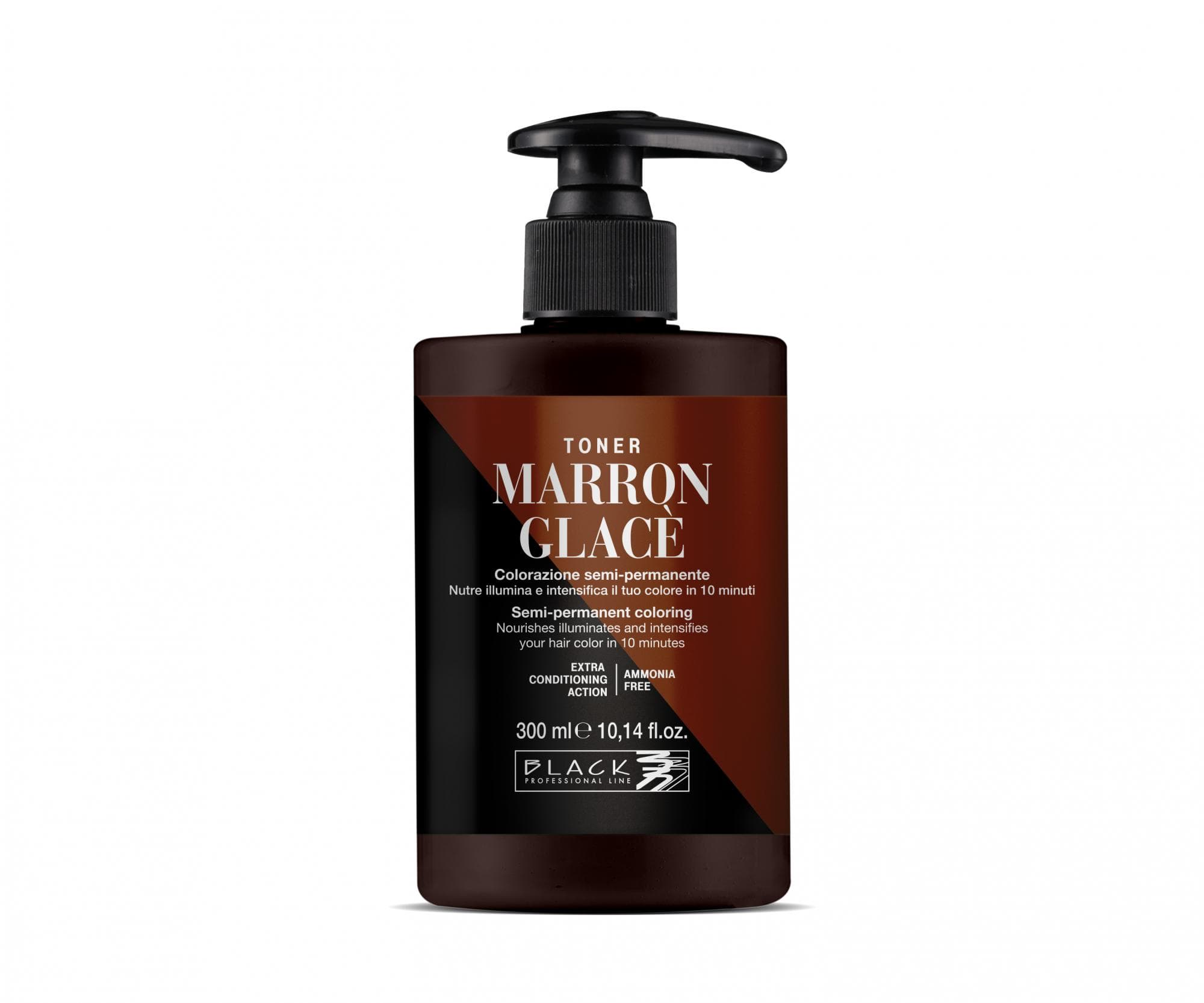 Toner koloryzujący do włosów Black Professional Crazy Toner Marron Glacé - kasztanowy