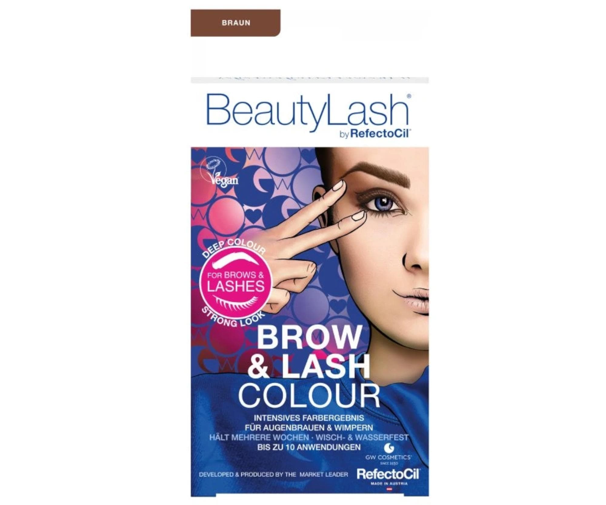 BeautyLash Brow & Lash Colour farbka do brwi do brwi i rzęs odcień Brown
