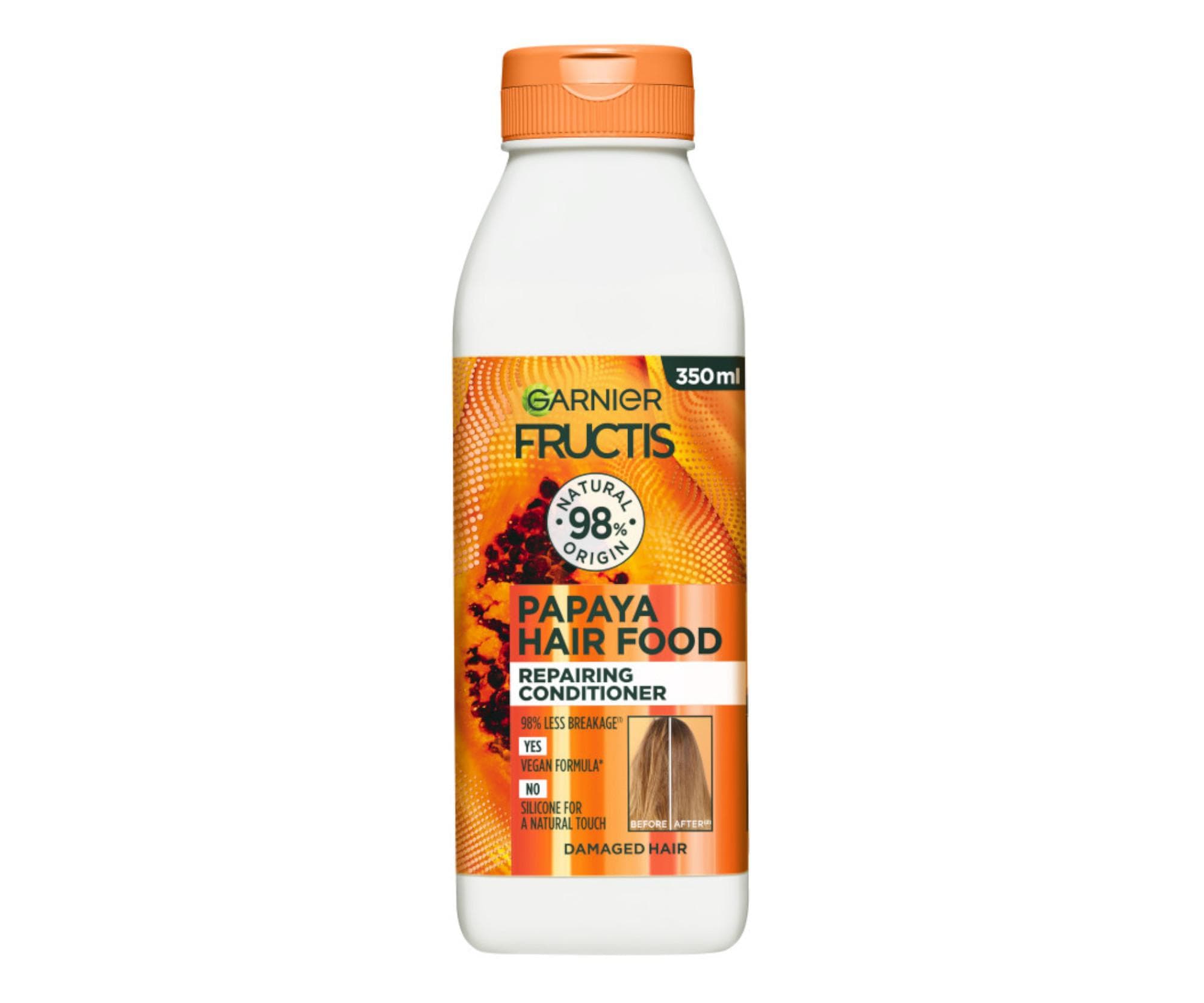 Odżywka regenerująca do włosów zniszczonych Garnier Fructis Papaya Hair Food -