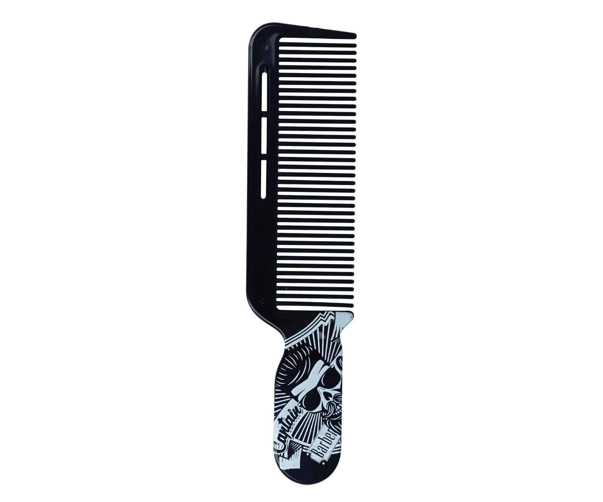 Barber grzebień do włosów Captain Cook 07474 - czarny