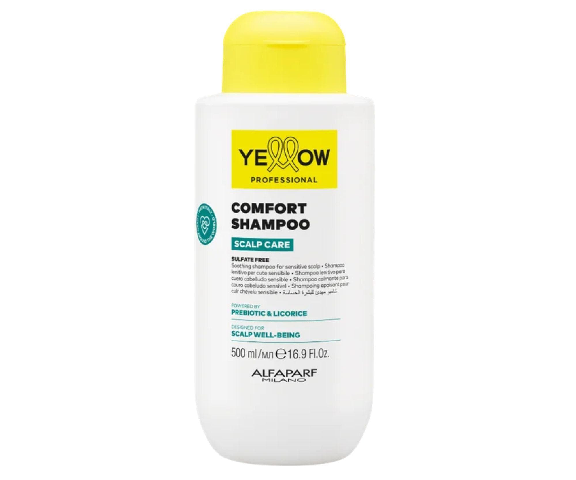 Szampon kojący do wrażliwej i podrażnionej skóry głowy Yellow Professional Scalp Care Comfort Shampoo -