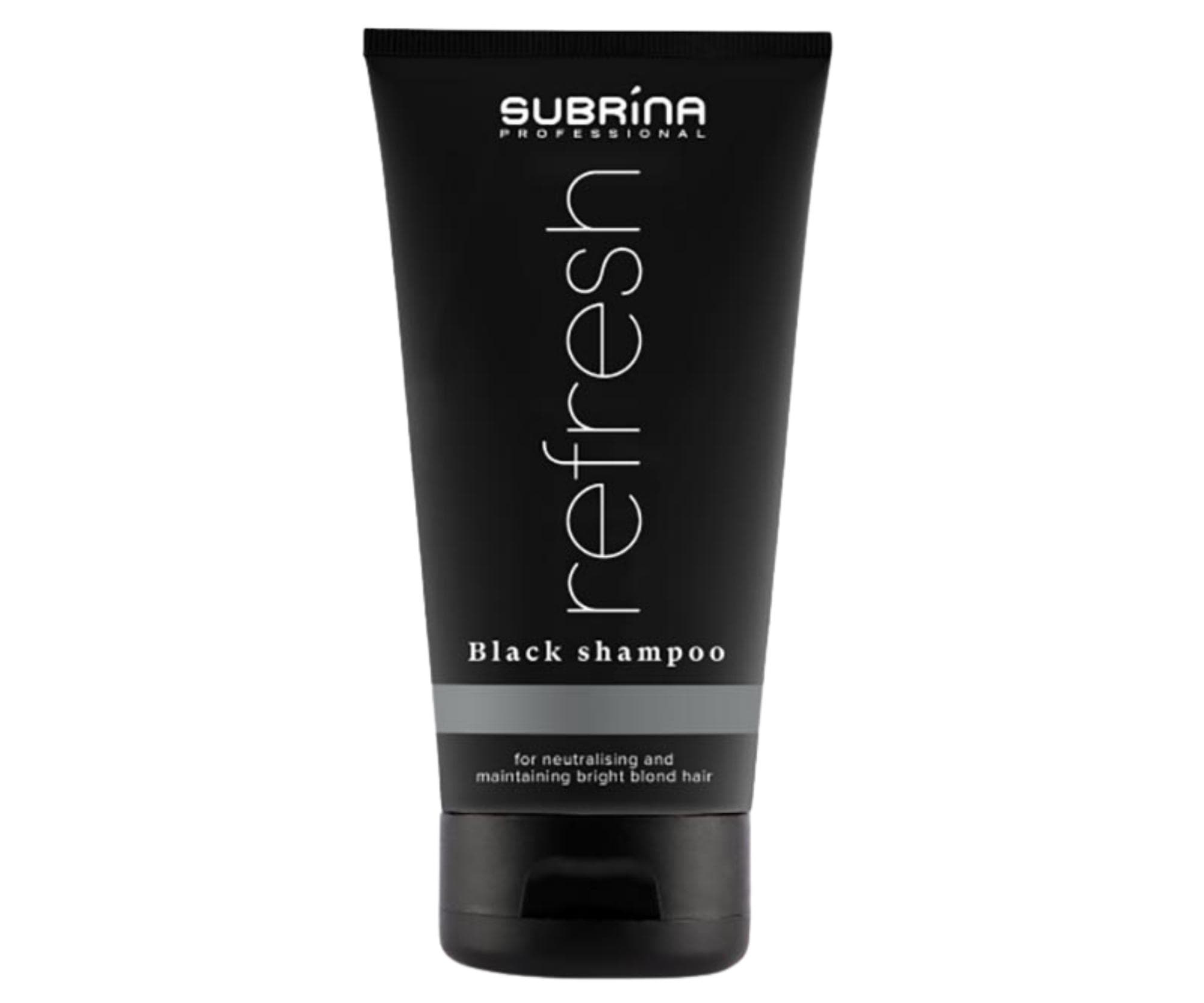Szampon dla zachowania platynowego odcienia włosów Subrina Professional Refresh Black Shampoo -
