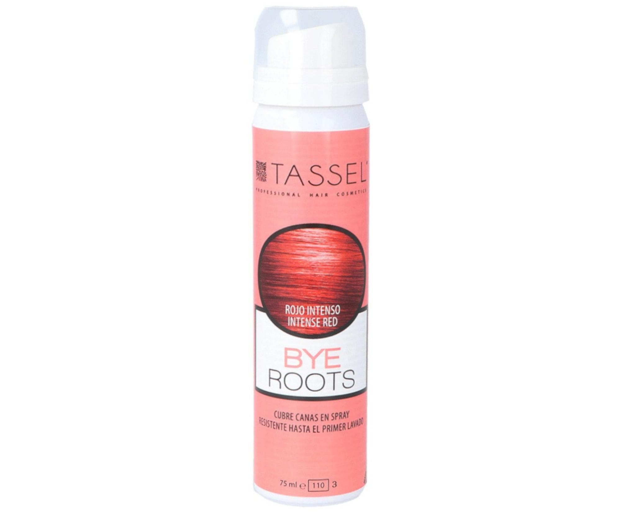 Spray maskujący odrosty Tassel Cosmetics Bye Roots - - intensywna czerwień