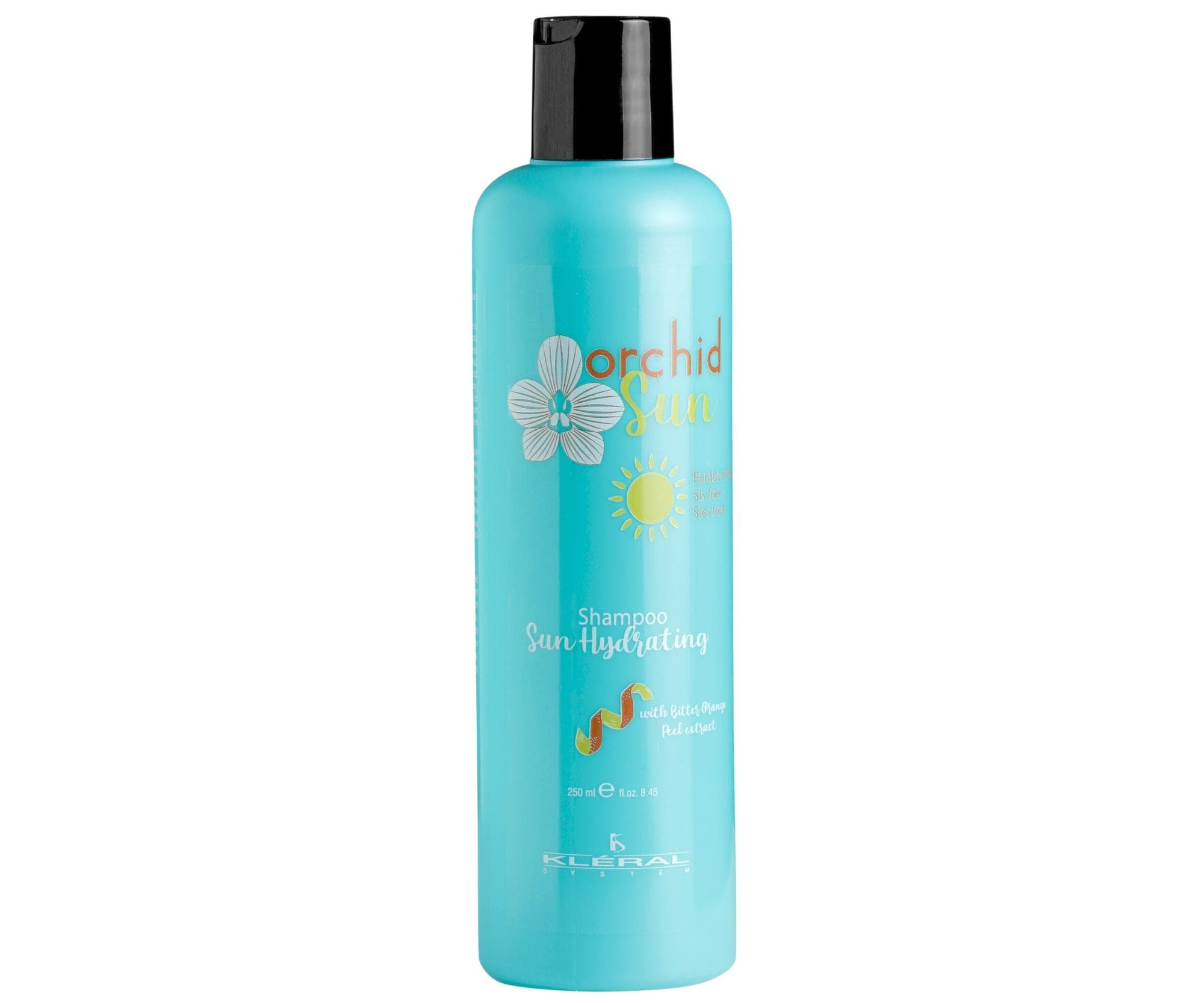 Szampon nawilżający do włosów narażonych na działanie słońca Kléral Orchid Sun Shampoo Hydrating -