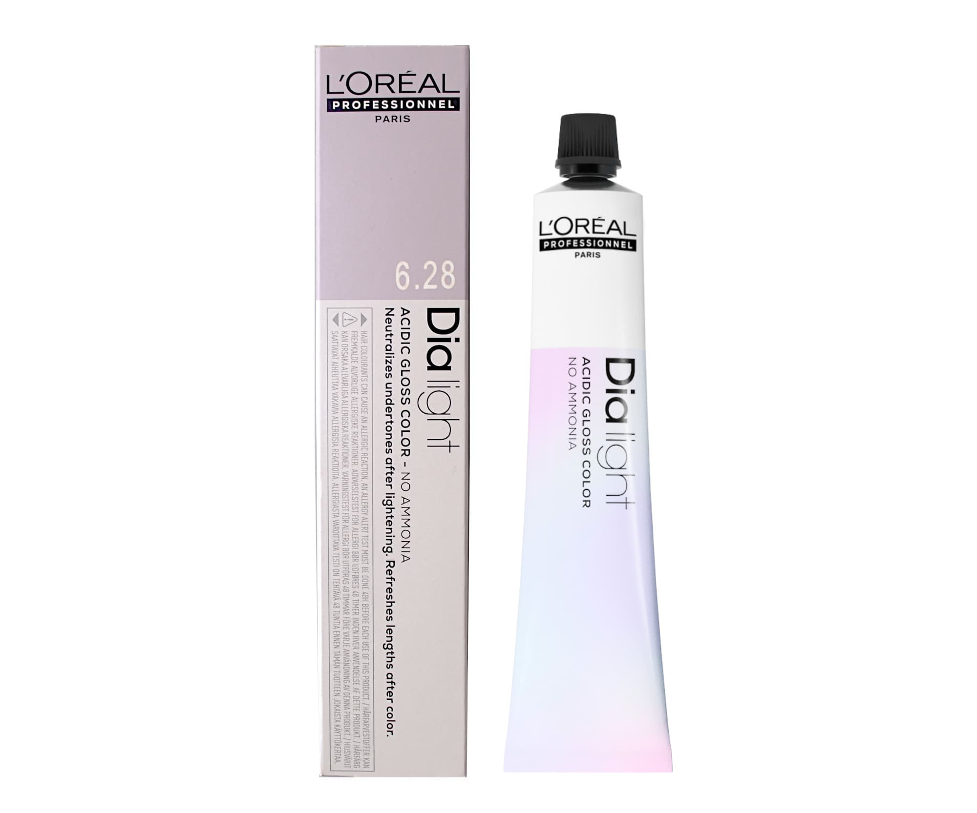 Farba do włosów ton w ton Loréal Dialight - 6.28 ciemny blond opalizujący mokka