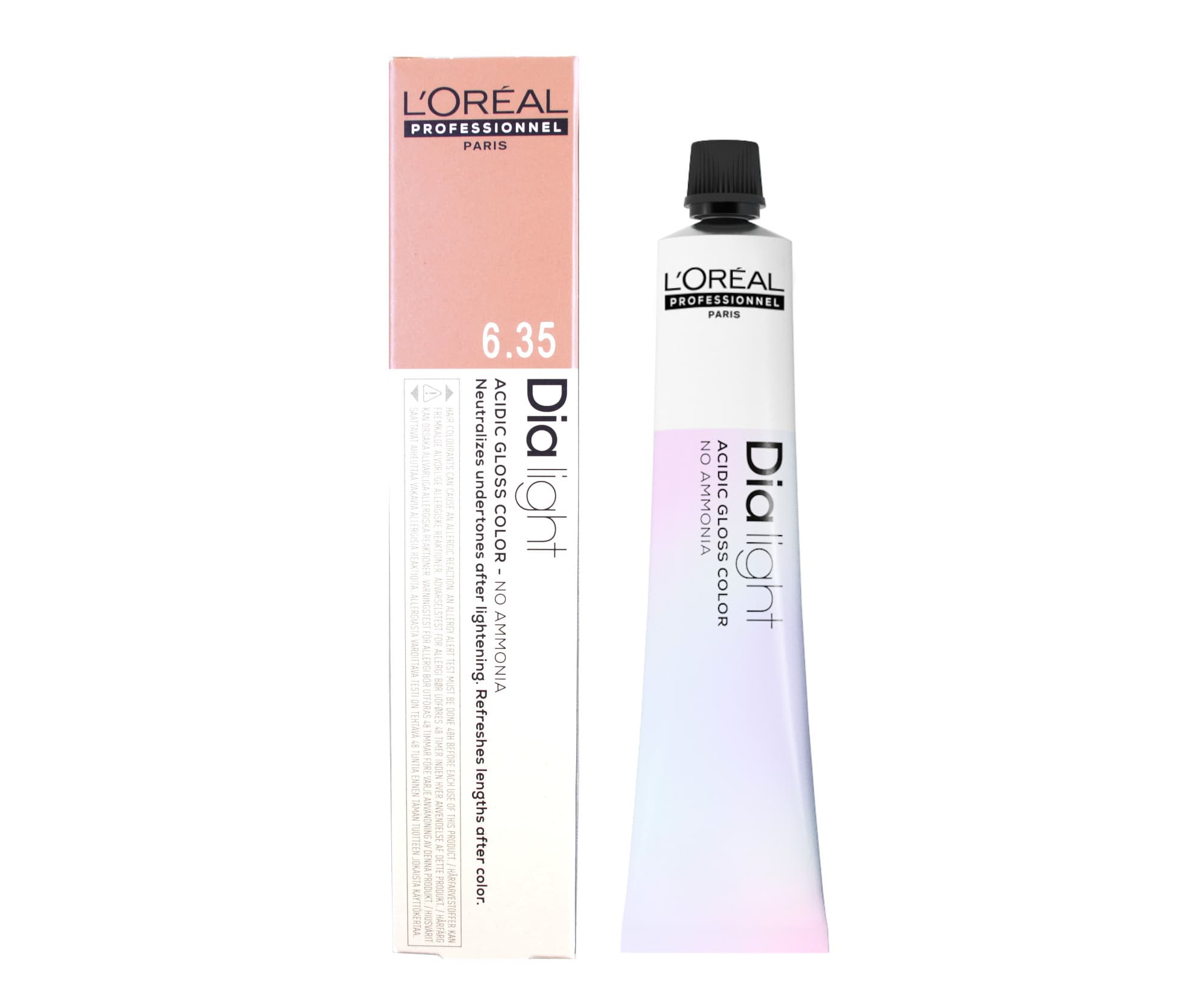 Farba do włosów ton w ton Loréal Dialight - 6.35 ciemny blond złocisty mahoniowy