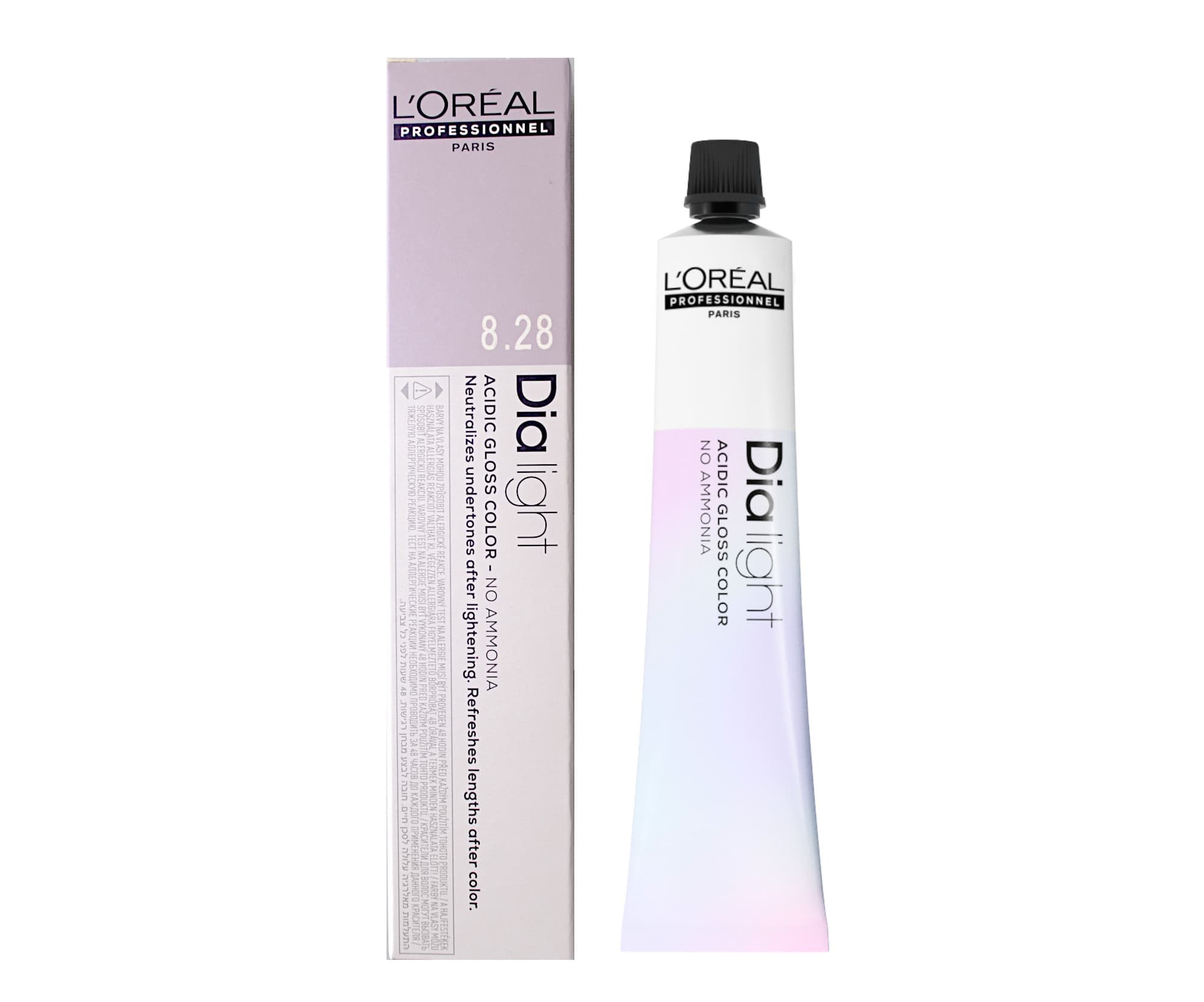 Farba do włosów ton w ton Loréal Dialight - 8.28 jasny blond opalizujący mokka