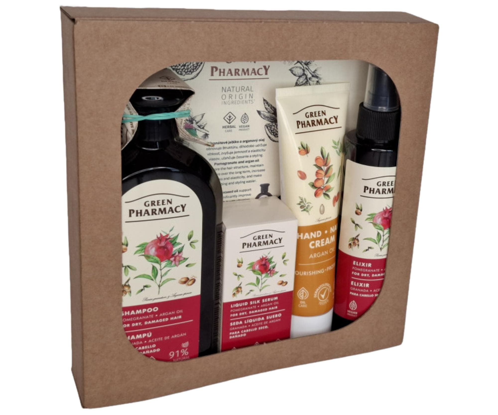 Argan Oil & Pomegranate Set zestaw upominkowy do ekstremalnie suchych włosów