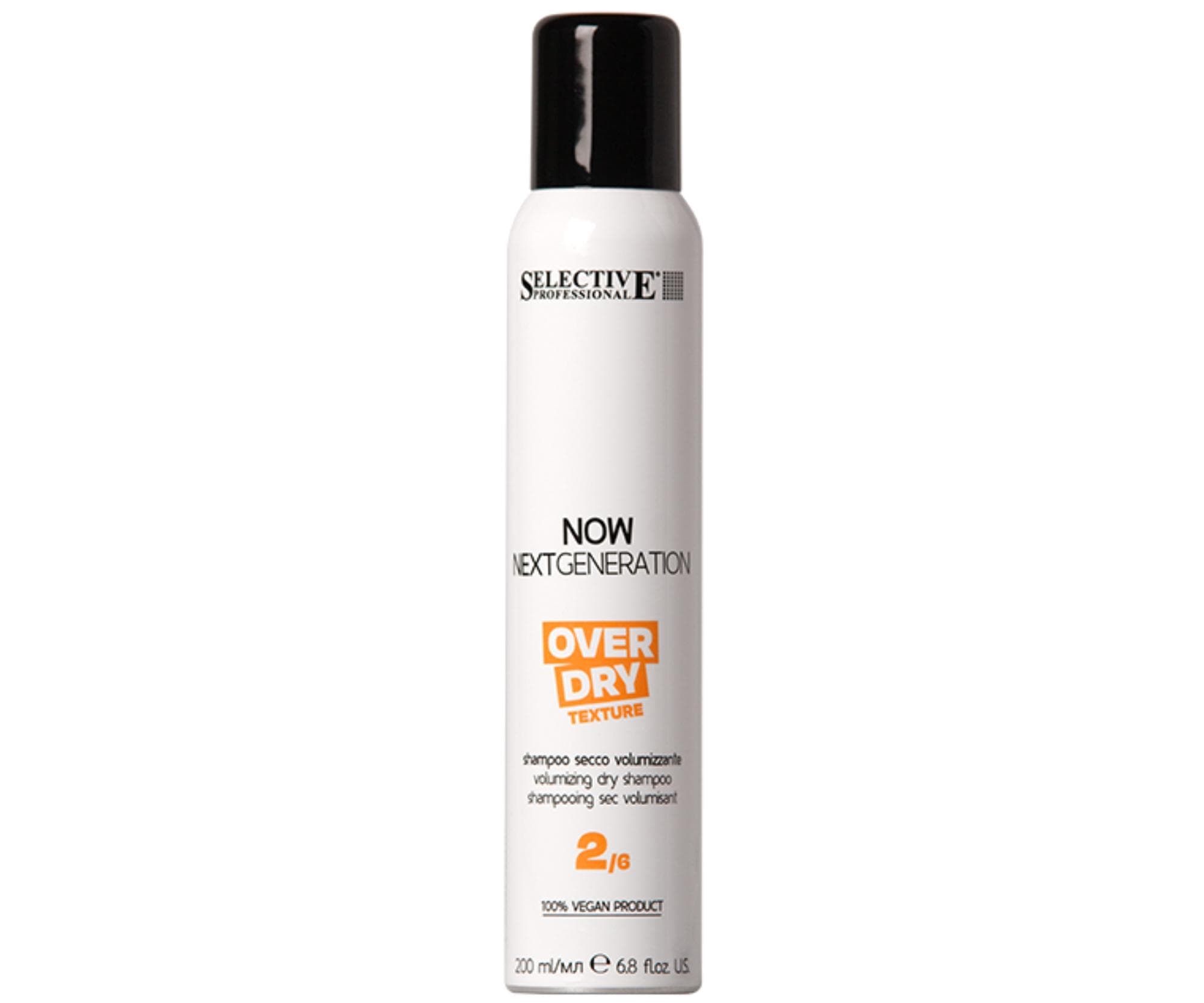 Suchy szampon zwiększający objętość włosów Selective Professional Now Next Generation Over Dry Texture -