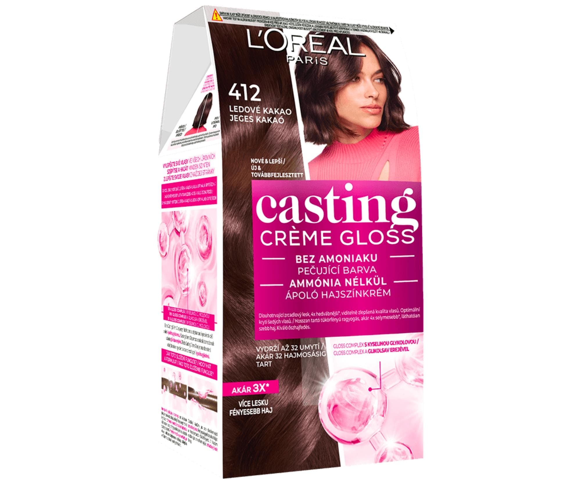 Paris Casting Crème Gloss koloryzacja 412 Iced Cocoa