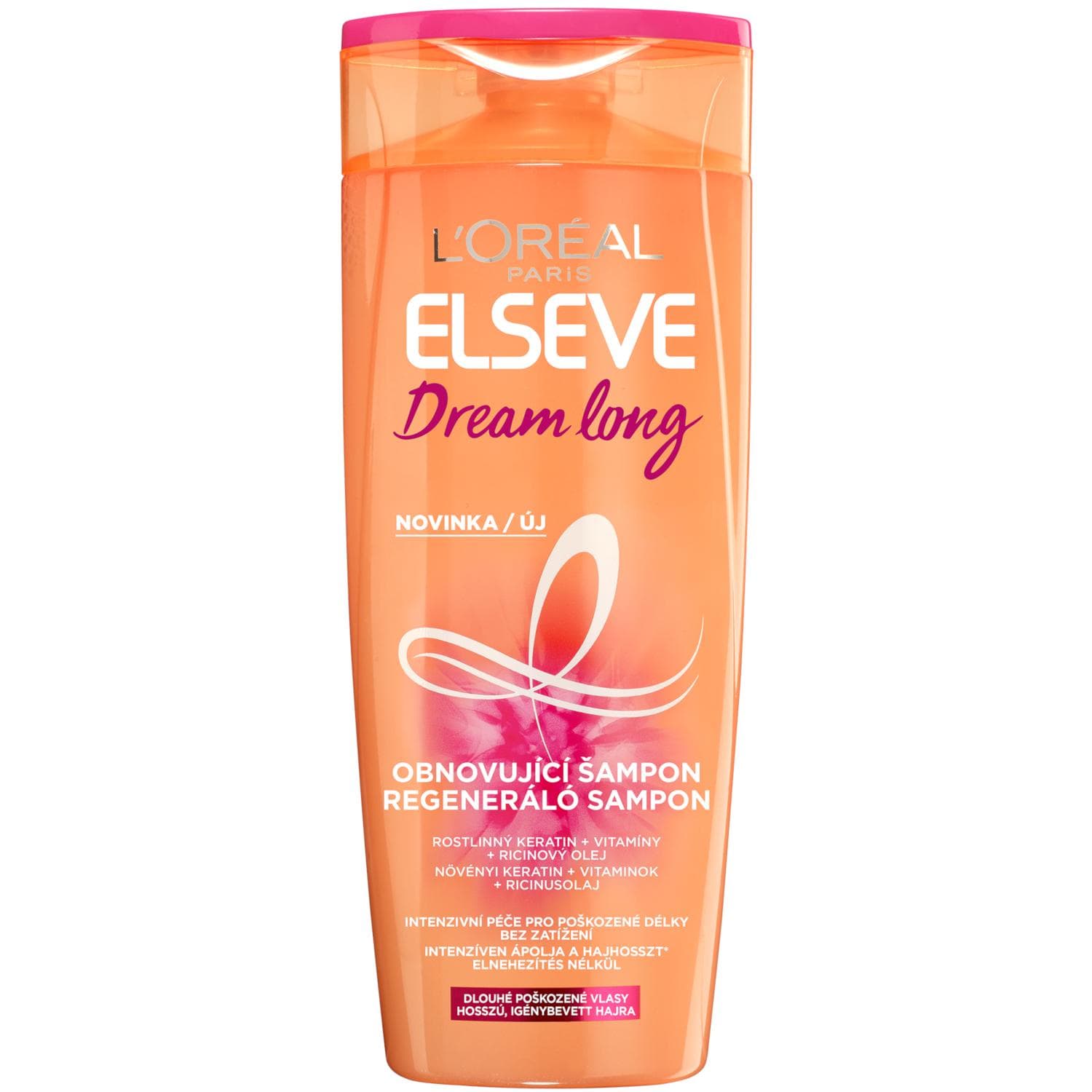 Szampon odbudowujący do włosów długich i zniszczonych Loréal Elseve Dream Long -