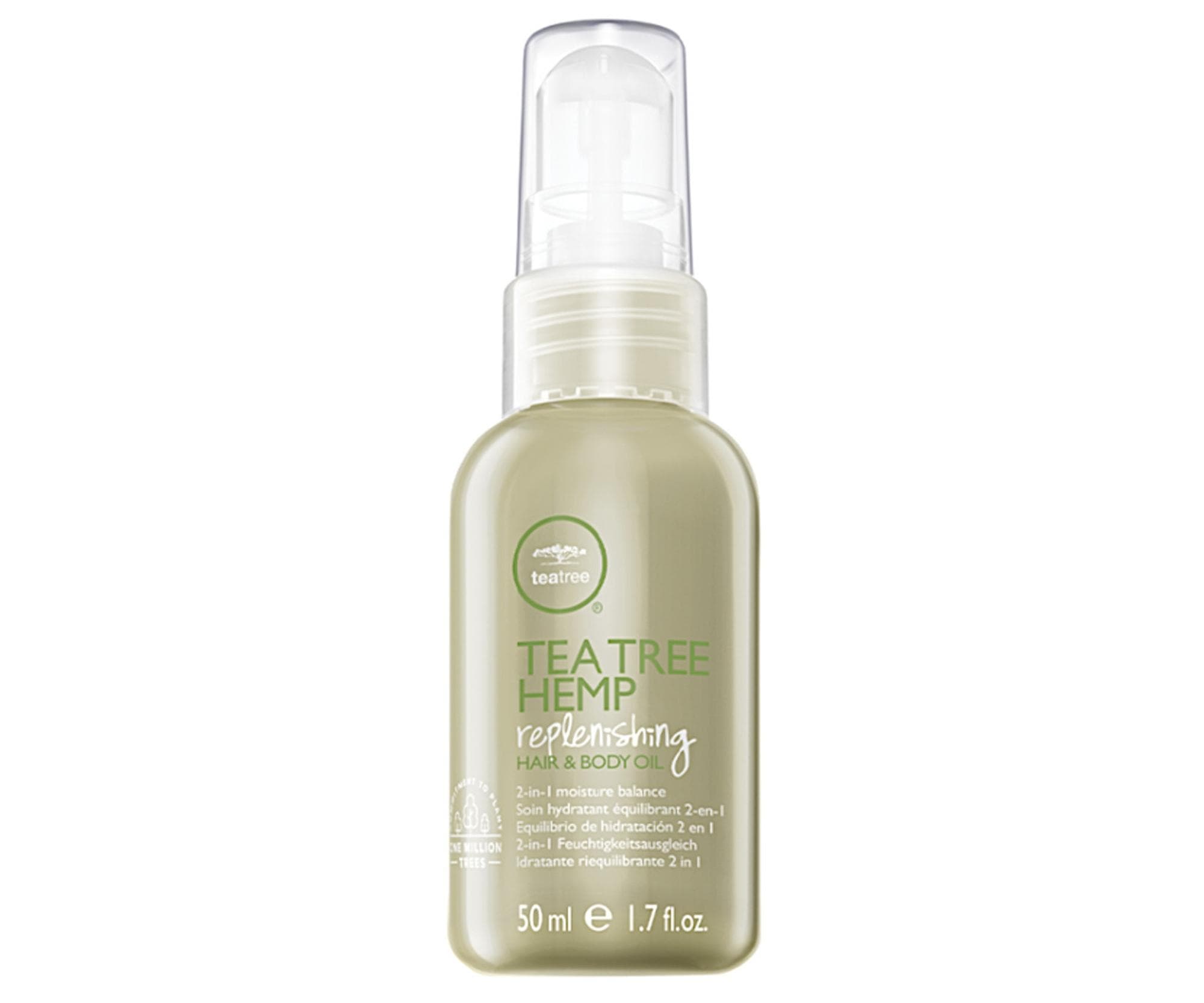 Olejek nawilżający do włosów i ciała z olejem konopnym Paul Mitchell Tea Tree Hemp -