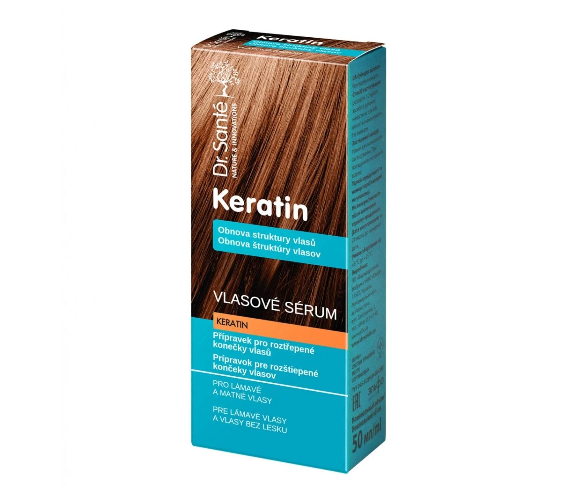 Keratin serum do włosów matowych i łamliwych