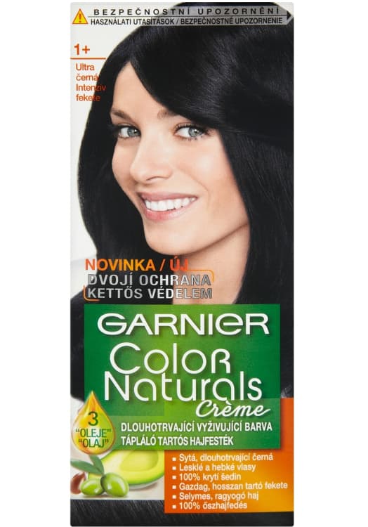Farba do trwałej koloryzacji Garnier Color Naturals 1+ ultra czerń