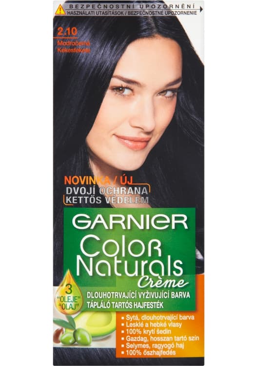 Farba do trwałej koloryzacji Garnier Color Naturals 2.10 niebiesko-czarna